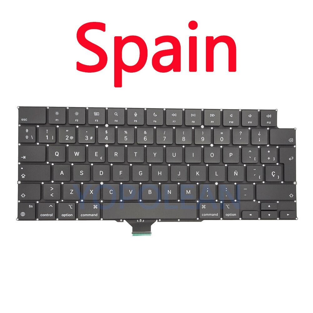 New Spain Keyboard For Macbook Pro Retina M1 14″ Pro Max 16″ A2442 A2485 2021