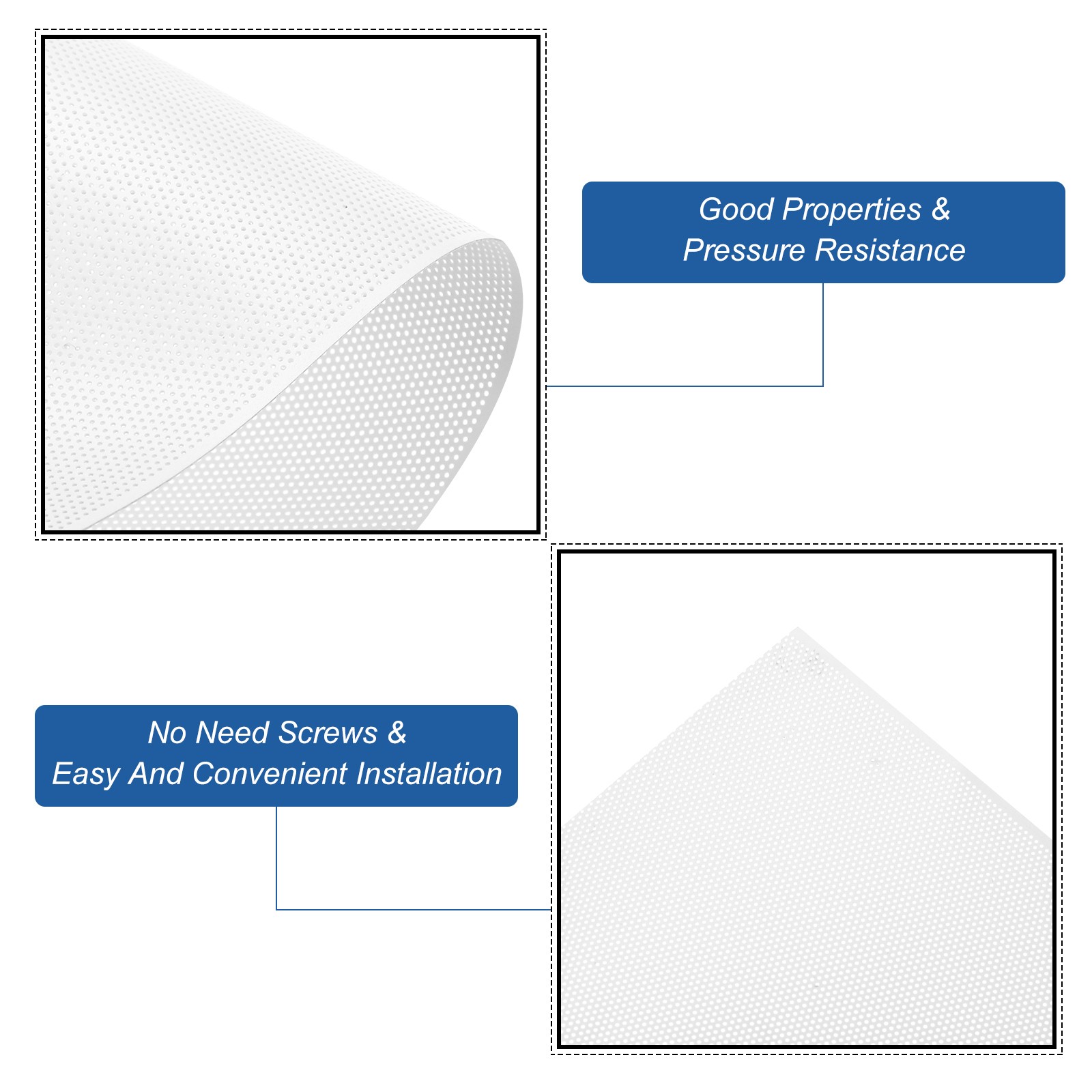 300x1000x0.5mm PC Dust Filter Roll Computer Case Cooler Mesh for PC White