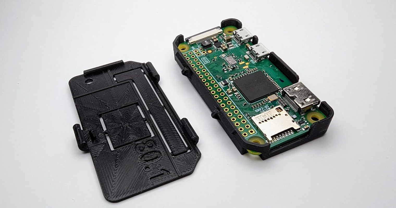 Raspberry Pi Zero and Orange Pi Zero 2W, Case – Carbon Fiber Look | Compact & Du