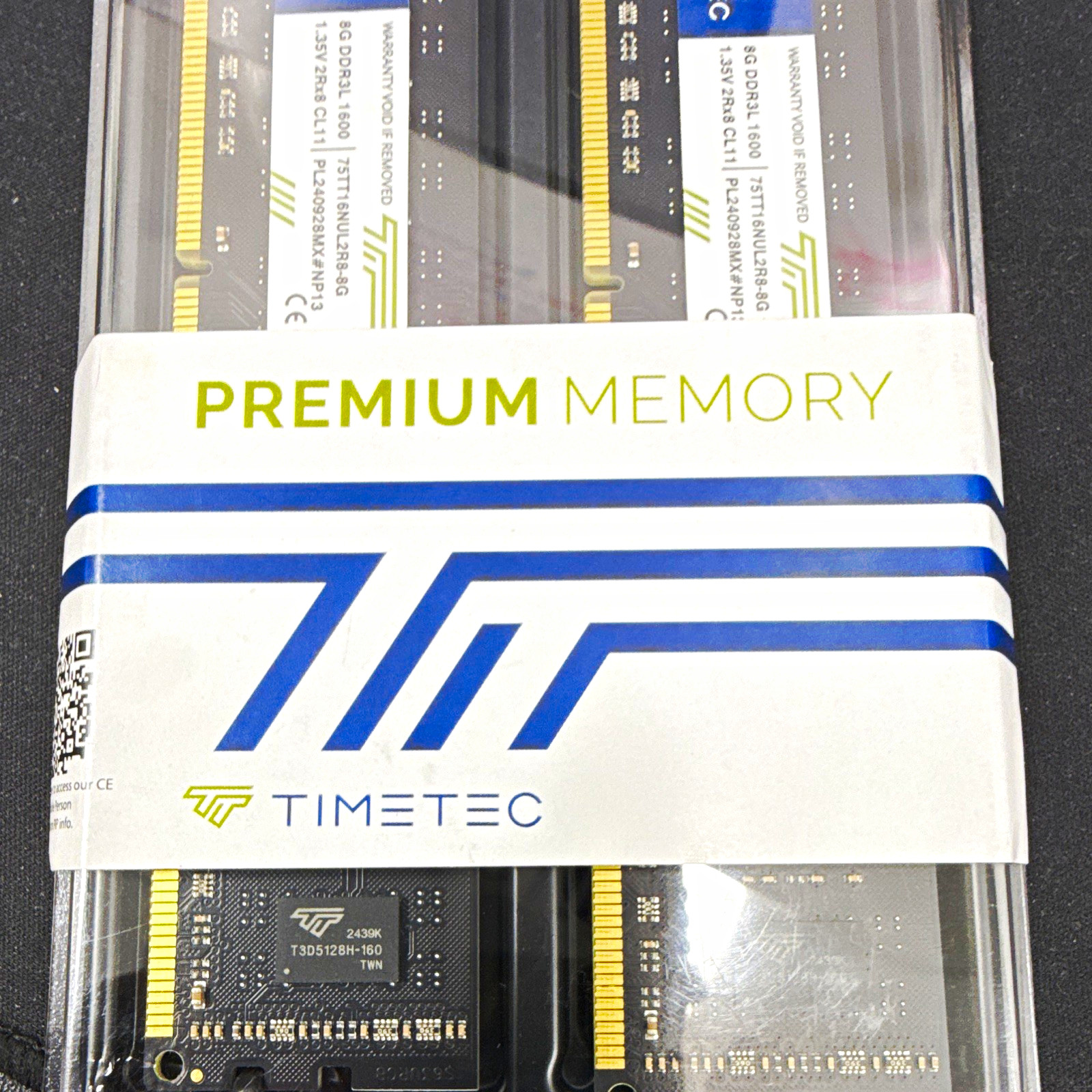 Timetec Premium Memory 16GB (2x8GB) DDR3L-1600 240-Pin DIMM 1.35V
