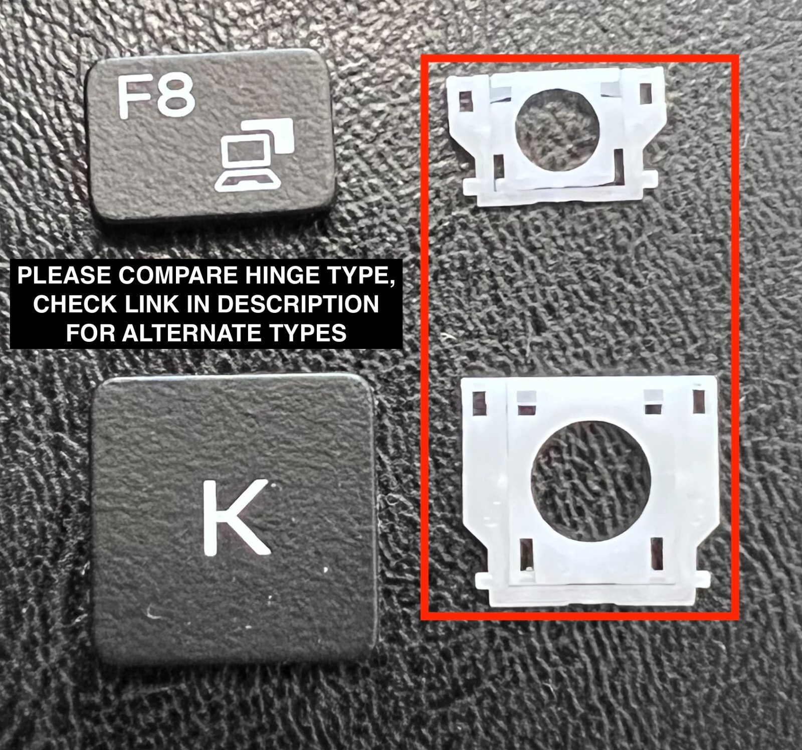 Dell XPS 9550 9560 Inspiron 7558 7568 Precision 5510 KEYBOARD REPLACEMENT KEYS