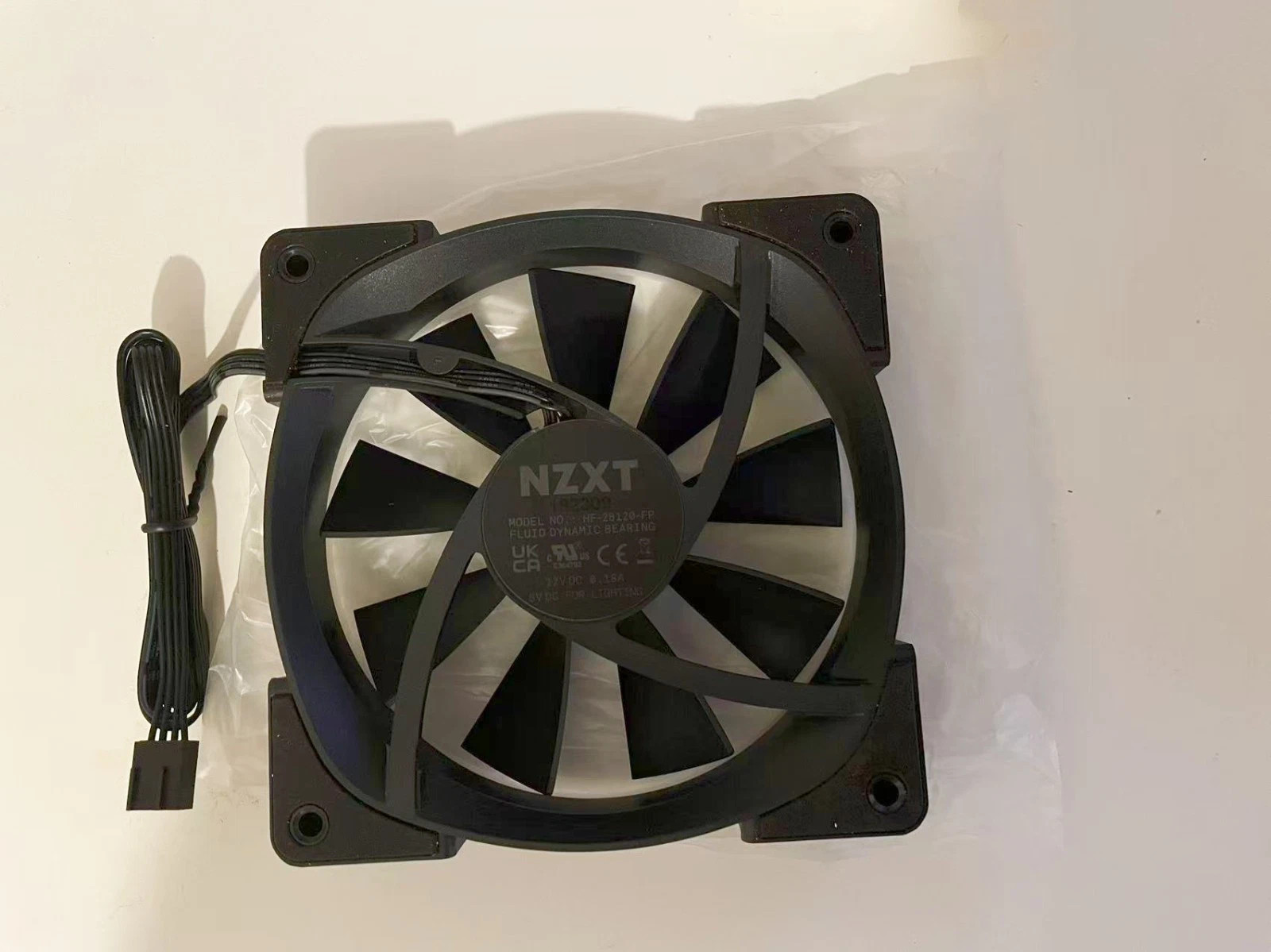 NZXT AER RGB 2 RGB Fluid Dynamic Bearing PWM 120mm Fan (Black)
