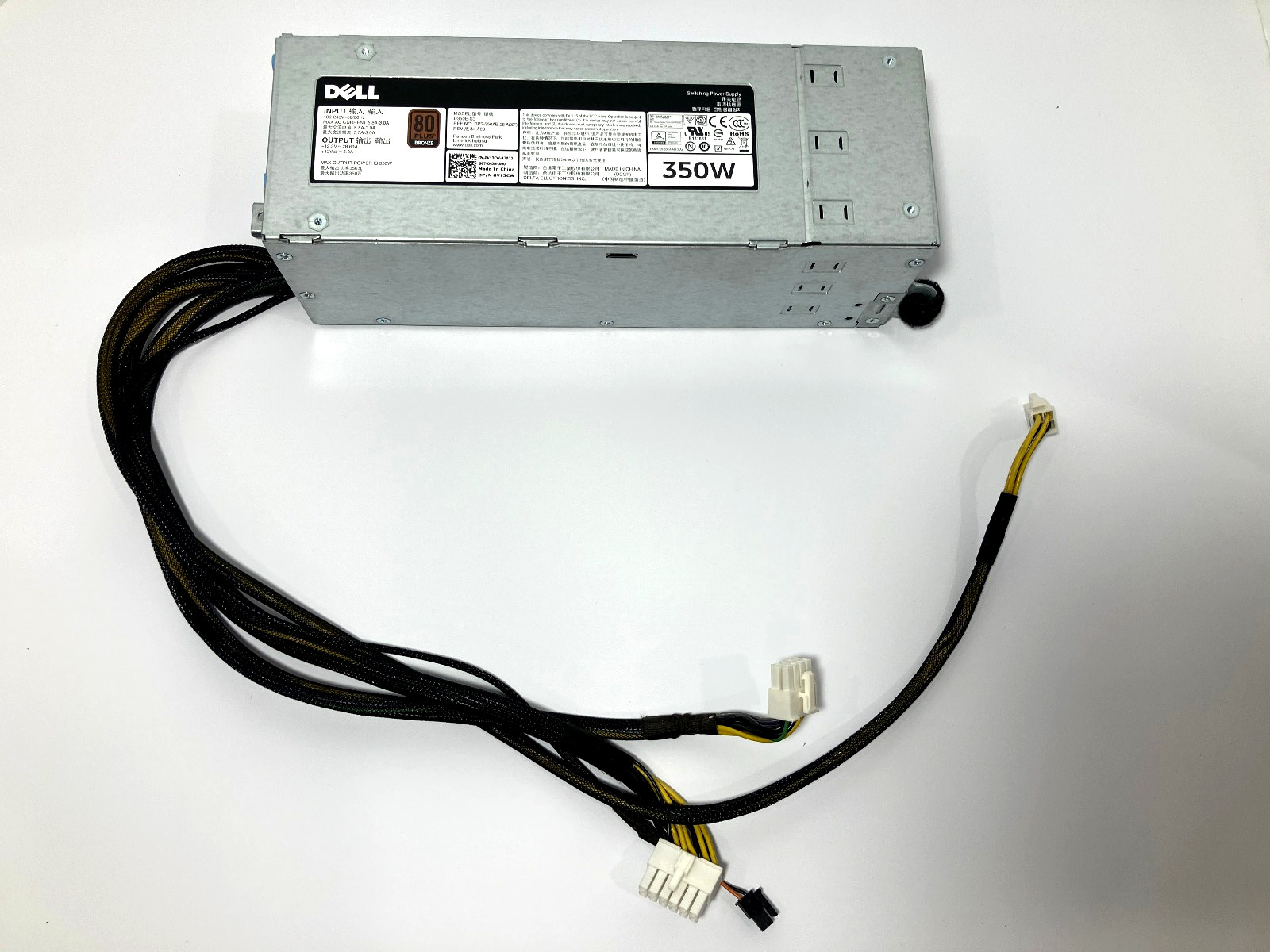 Dell PowerEdge R530 T330 T340 D350E-S3 350W 80+ Bronze Server Power Supply V13CW
