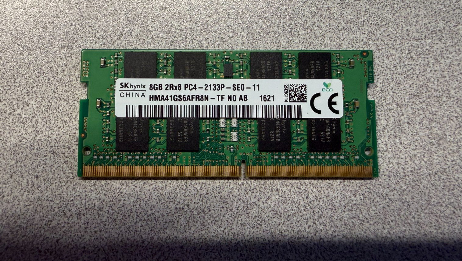 SK Hynix HMA41GS6AFR8N-TF 8GB 2Rx8 PC4-2133P DDR4 SODIMM Laptop RAM