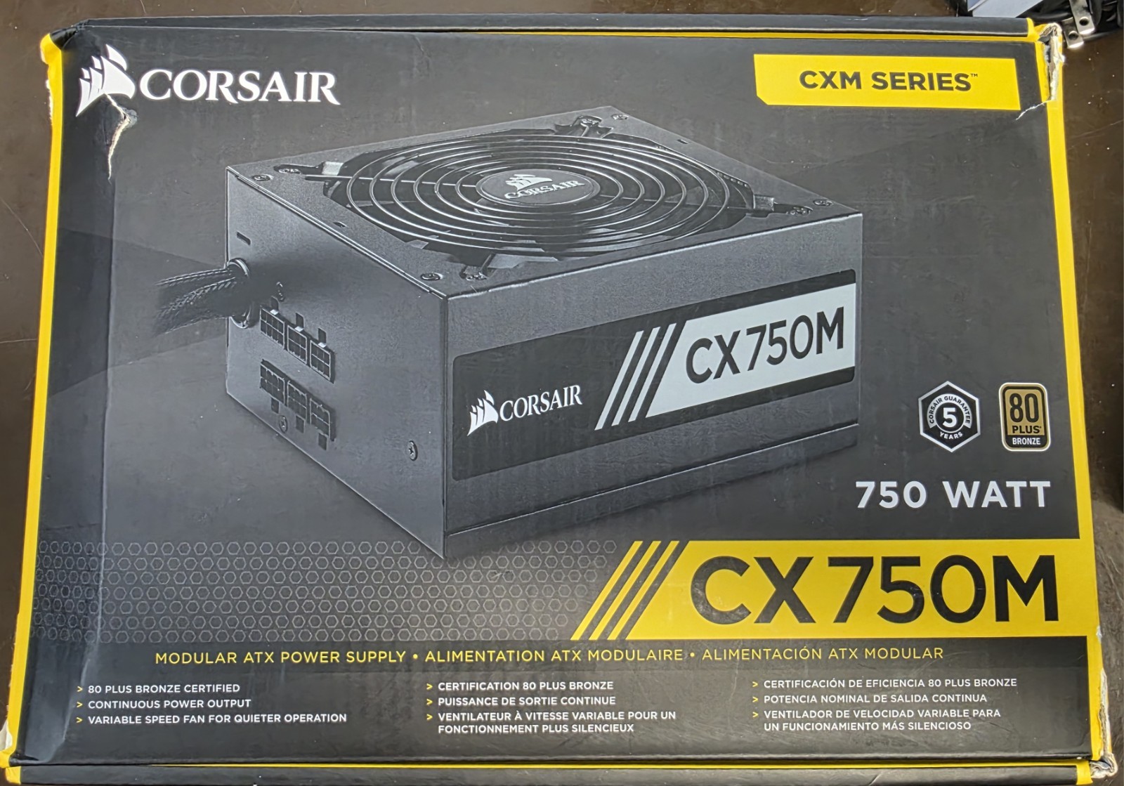 Corsair CX750M 75-002019 Power Supply 750W