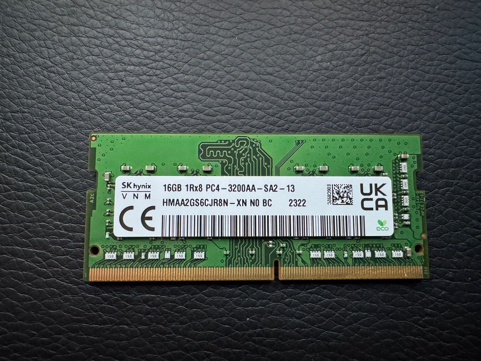 SK Hynix 16GB 1Rx8 PC4-3200AA DDR4 SODIMM Laptop Memory Ram