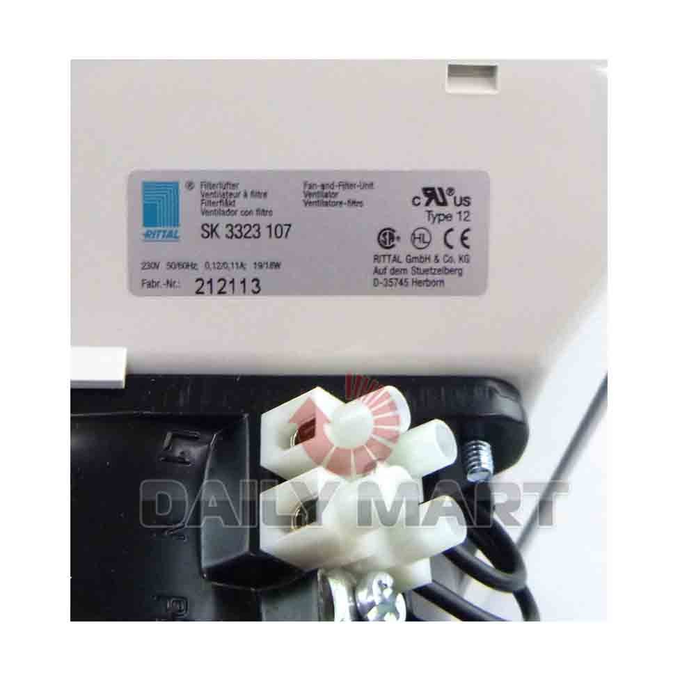 New In Box RITTAL SK3323.107 0.12/0.11A Cabinet Filter Fan 230VAC