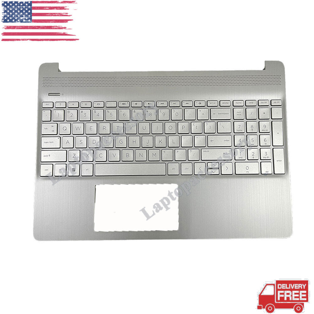 For HP 15-DY 15-EF0023DX 15-EF Palmrest w/ Keyboard M17184-001 L63578-001 Silver