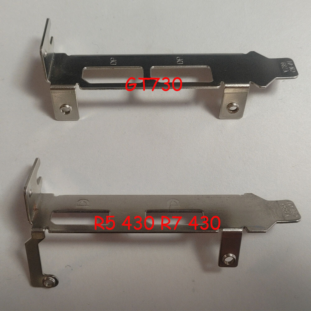 1Pcs For DELL HP AMD R5 430 R7 430 GT730 I/O Shield BackPlate Blende Bracket