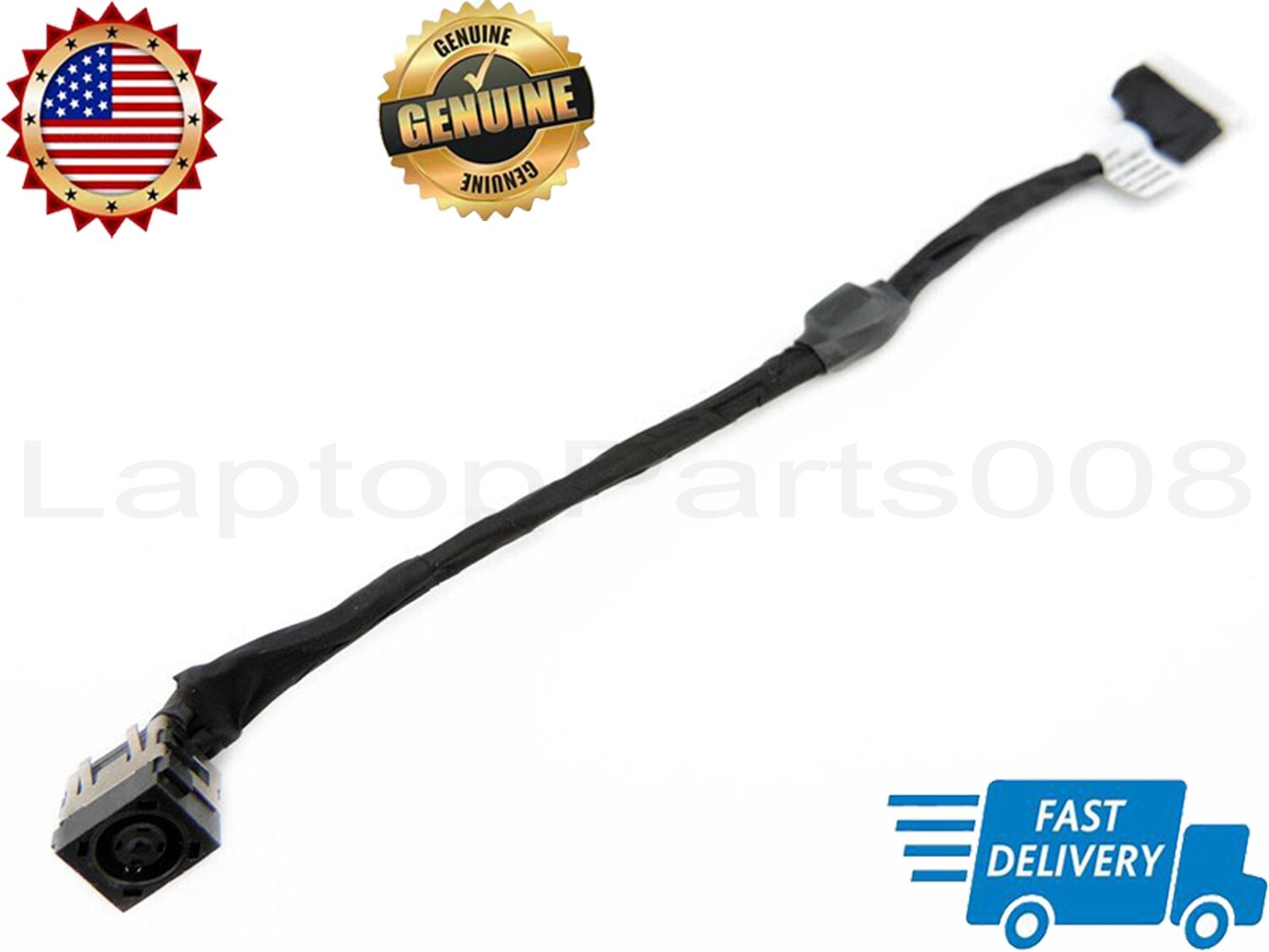 Genuine For Dell Alienware 15 R1 R2 P42F001 DC IN Power Jack Cable Charging Port