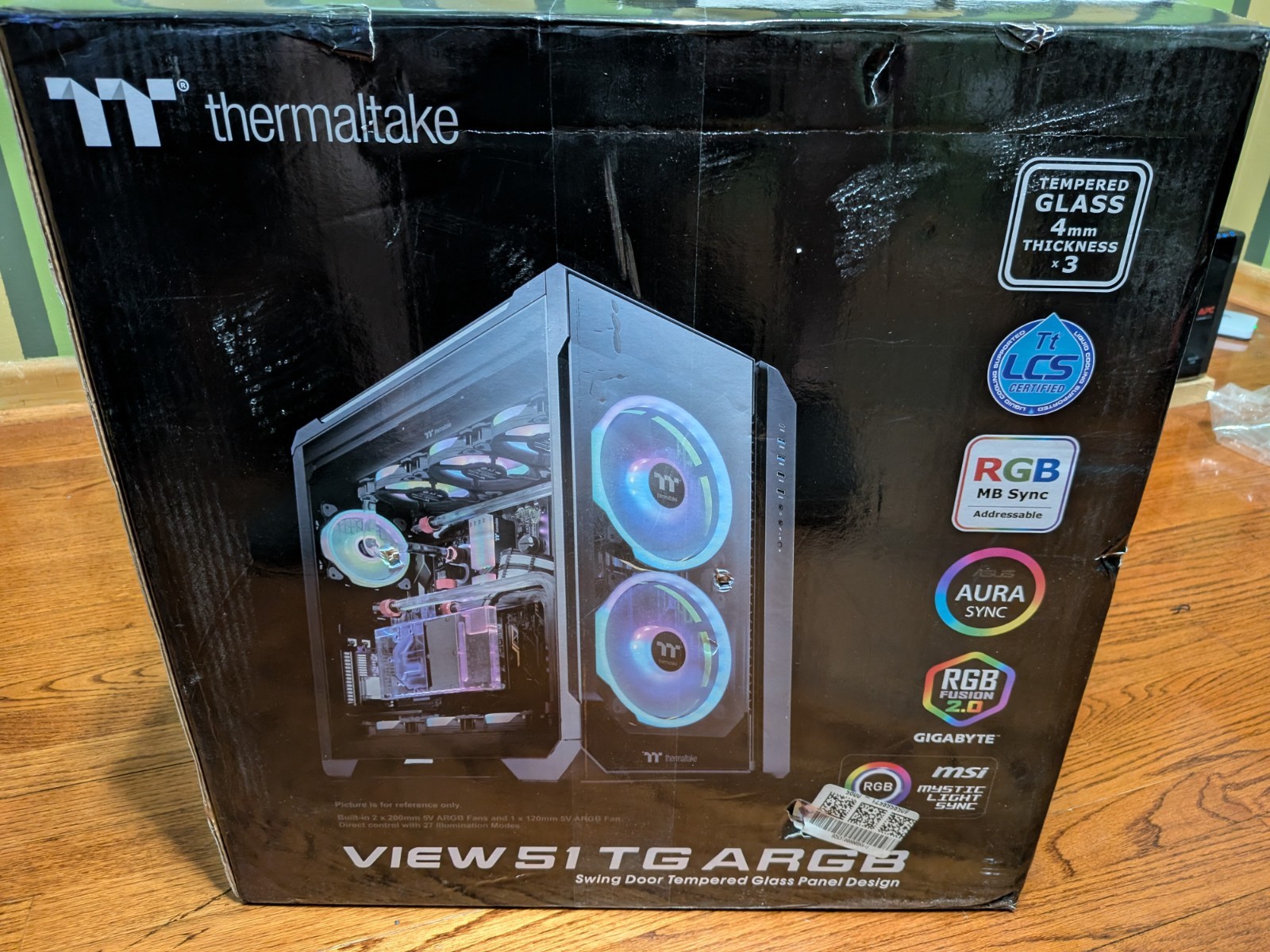 Thermaltake View 51 E-ATX ARGB Full Tower Case CA-1Q6-00M1WN-00