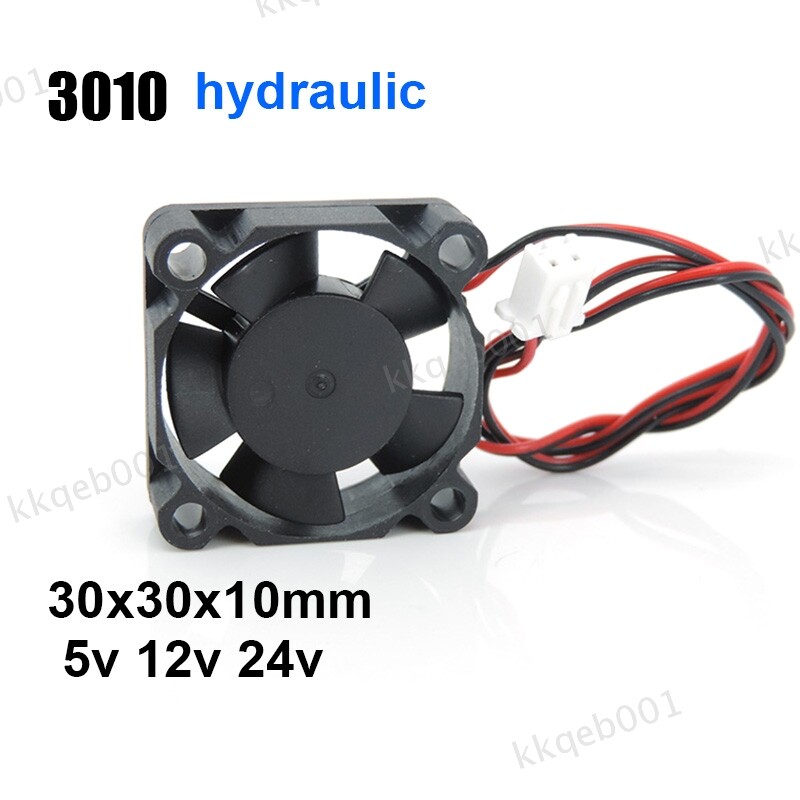 Hydraulic 3010 fan 30MM 30x30x10MM DC 5V 12V 24V 2Pin Cooling Fan for 3D Pinter