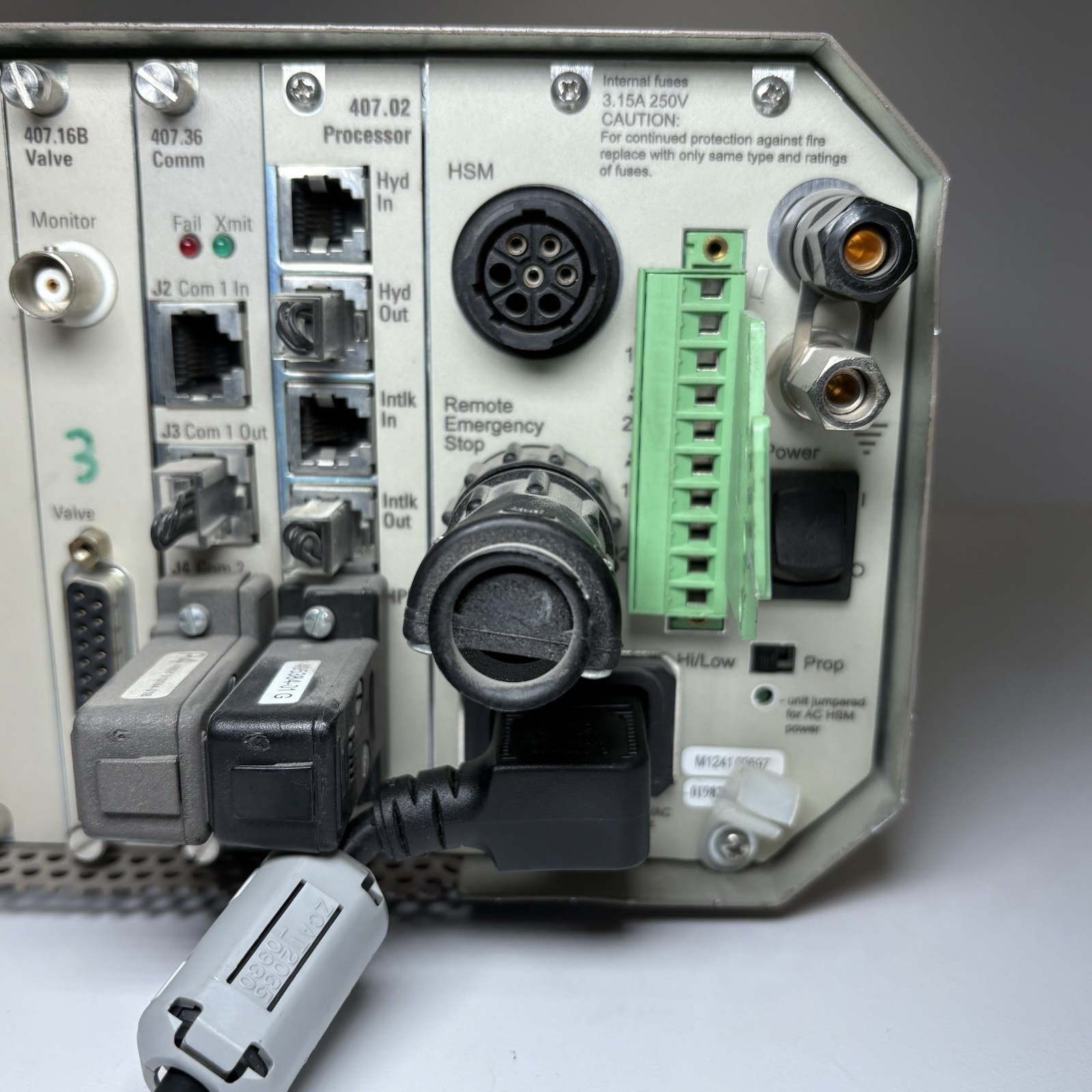 MTS 407 Hydraulic Controller Industrial Testing Equipment (Powers On)