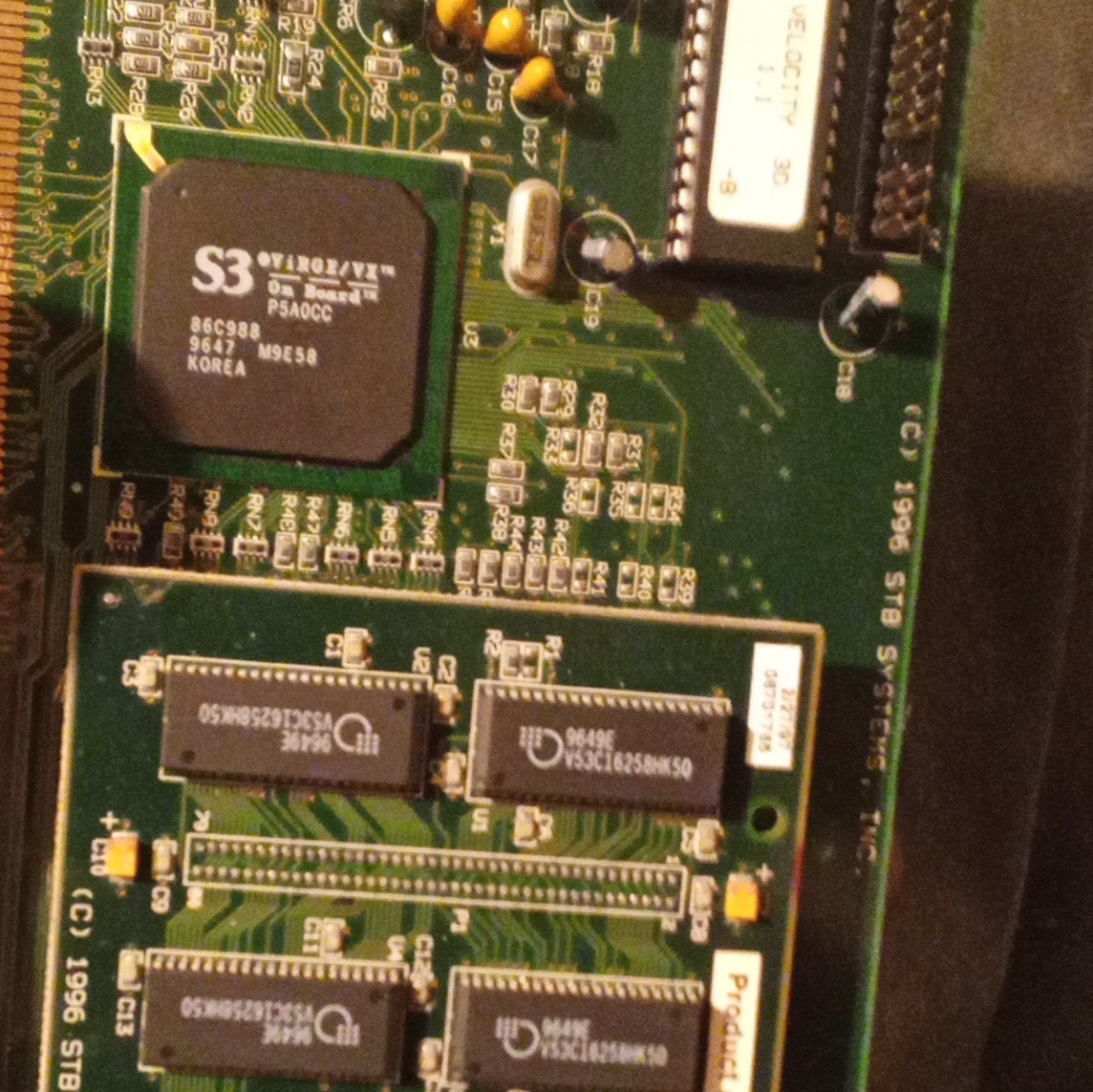 STB Systems 1X0-0444-305 S3 Virge/VX PCI VGA Video Graphics Card 210-0239-00X