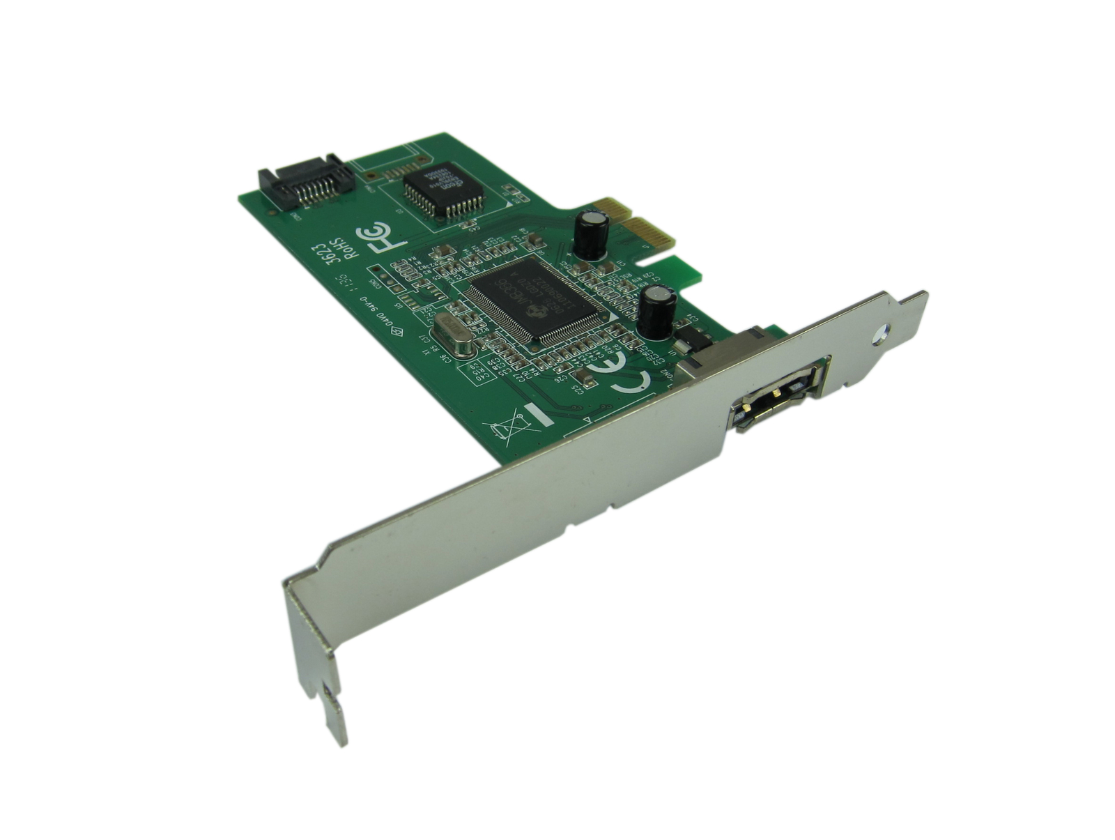 Dell StarTech 1-Port eSATA + 1-Port SATA II PCI-e SATA Controller Card H6GK7