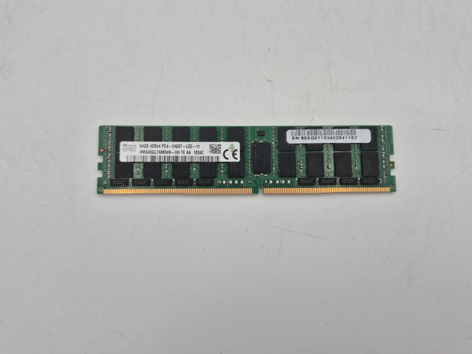 SK Hynix 64GB 4DRx4 PC4 2400T DDR4 ECC LRDIMM Server Memory RAM HMAA8GL7AMR4N-UH