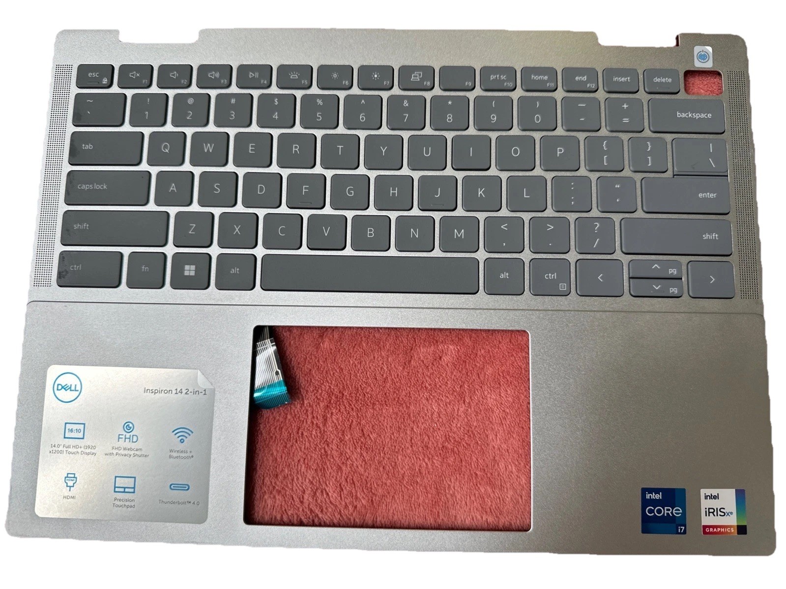 Dell Inspiron 7435 7430 2-in-1 Us/Eng Kbd Palmrest 0MF0F1 MF0F1 B19 Neat