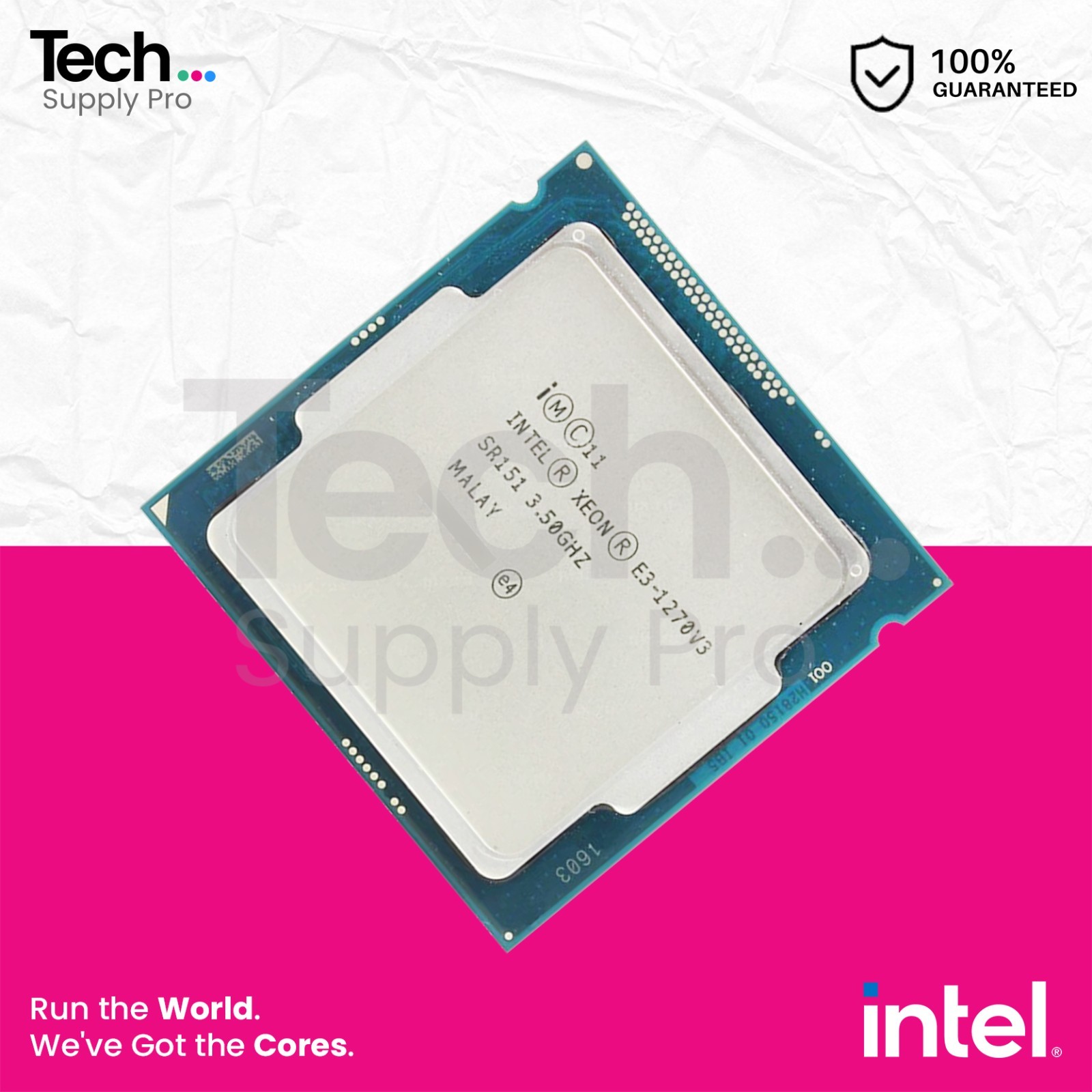 SR151 Intel Xeon E3-1270V3 4-Core 3.50 GHz 8MB 80W 5GT/s FCLGA1150 Processor