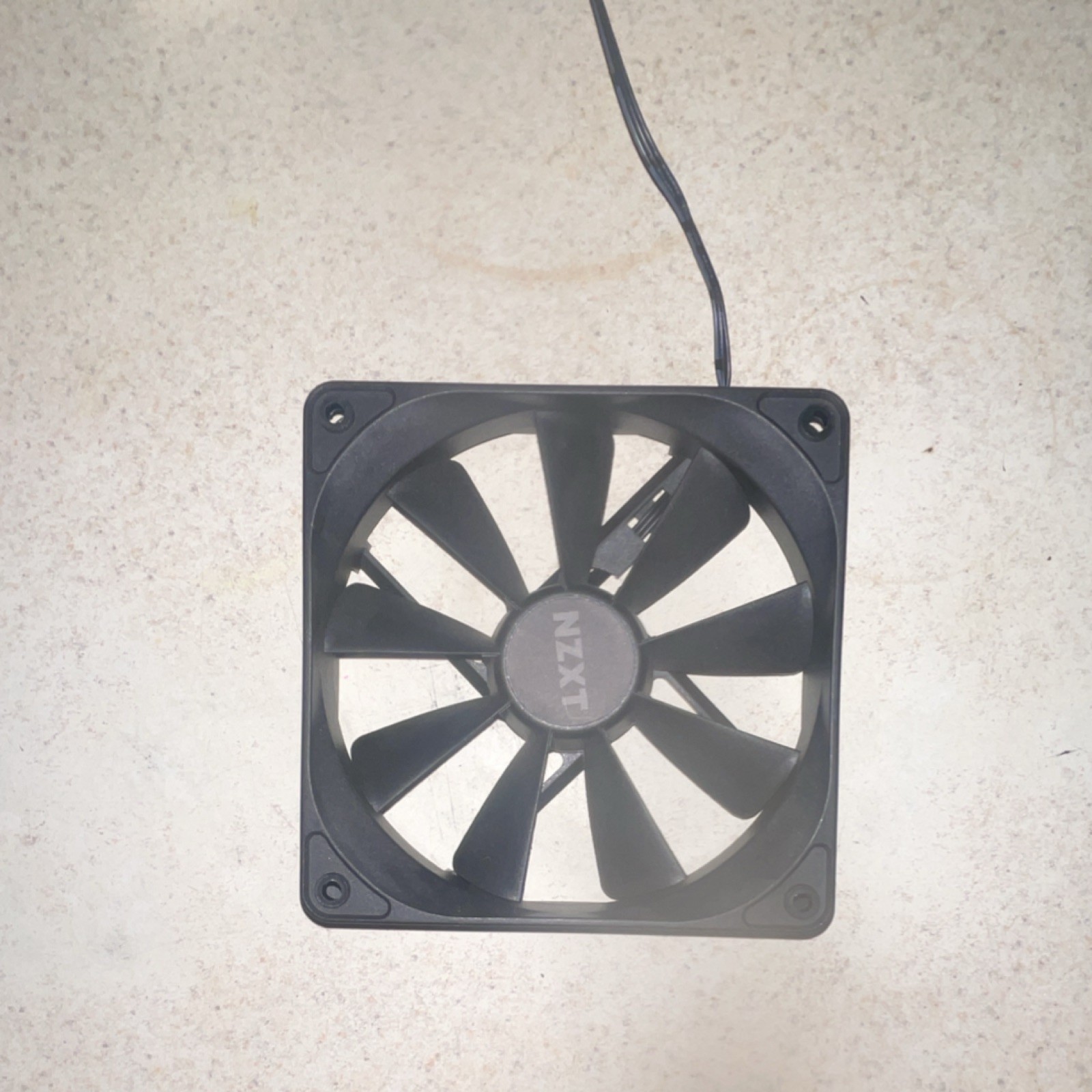 NZXT 120mm Black Case Fan 3-Pin 12V Rifle Bearing 42.7CFM 1300RPM