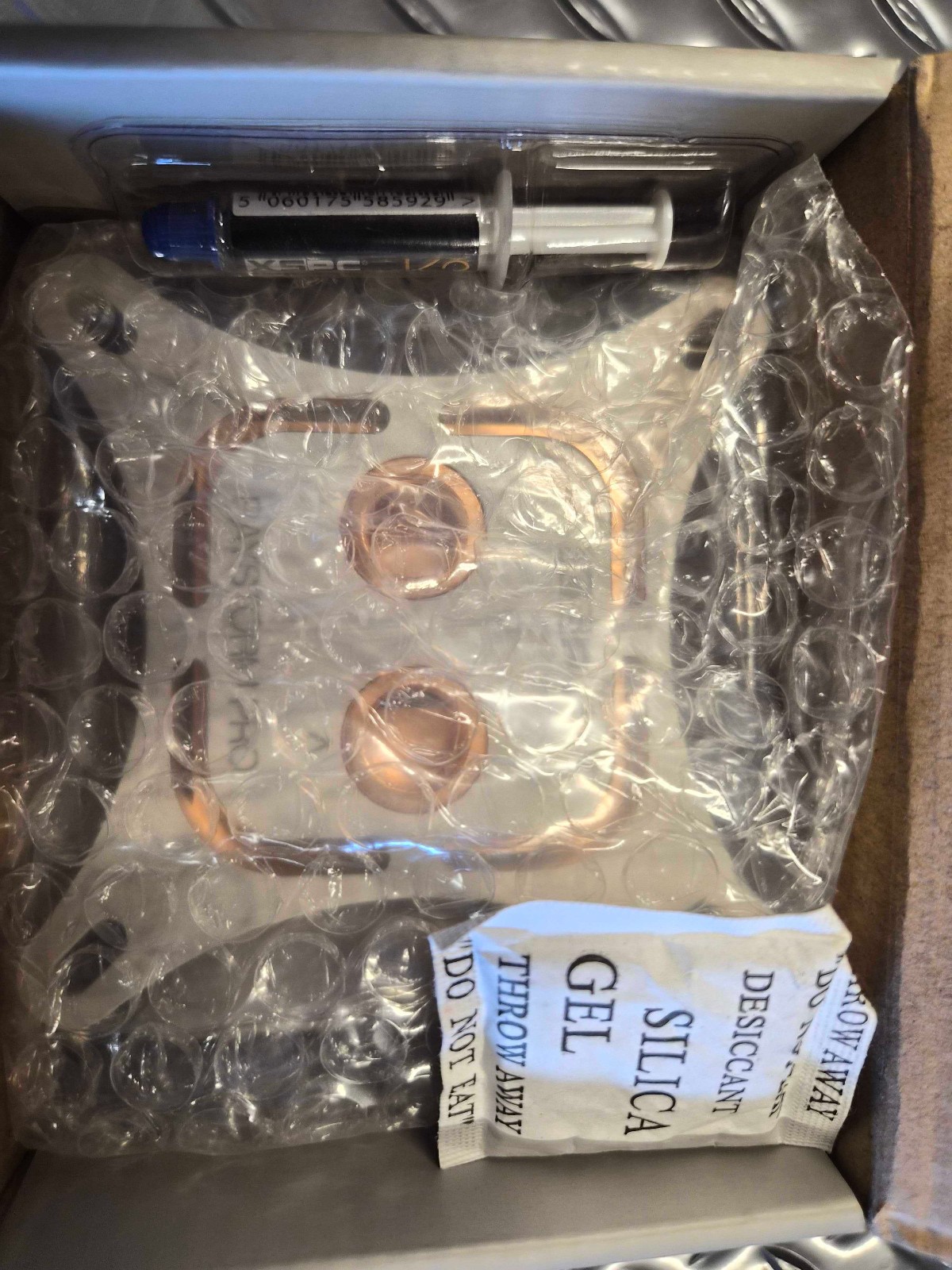 XSPC RayStorm Pro CPU Water Block – Intel White – FACTORY SEALED NOS – 115x/20xx