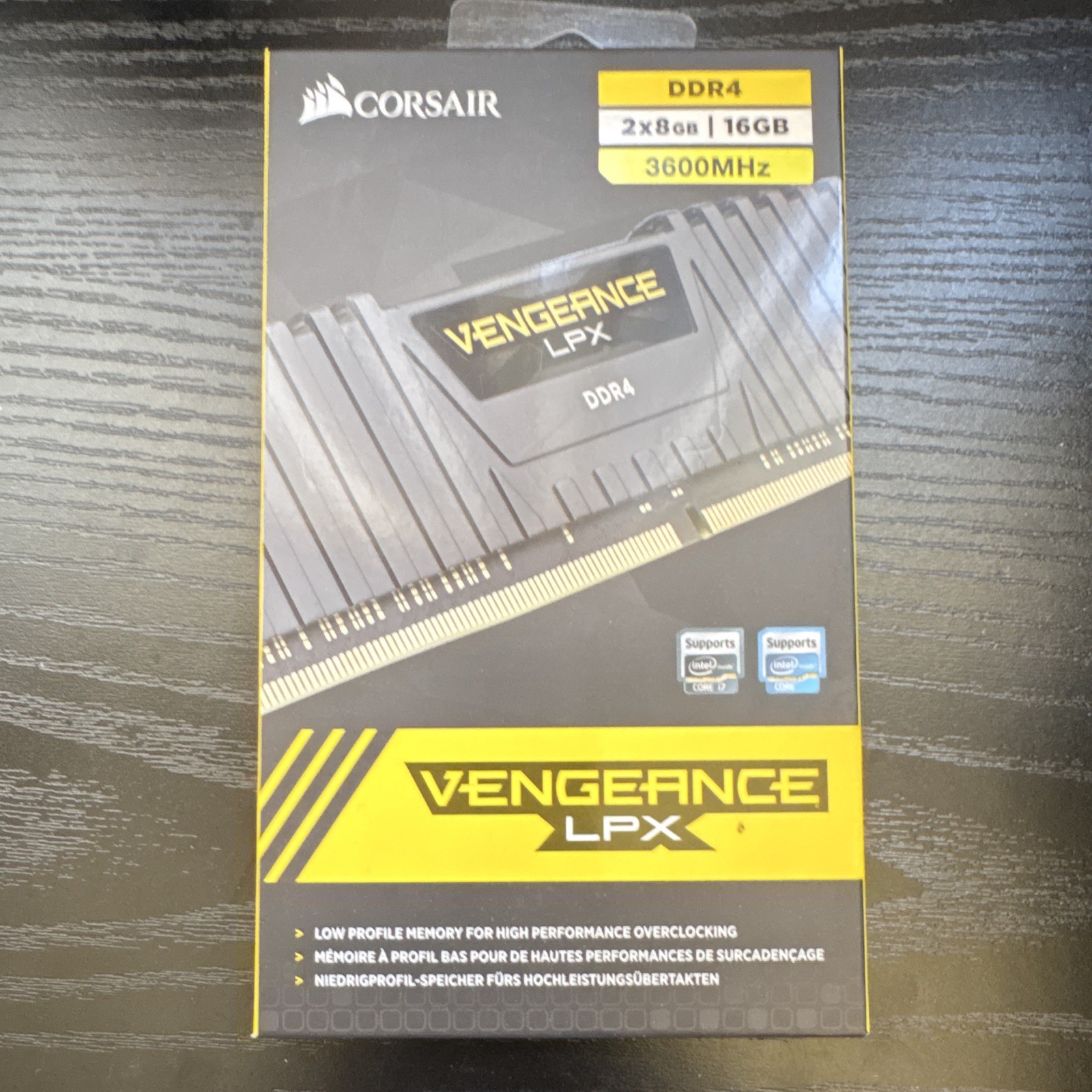 Corsair Vengeance LPX 16GB (2x8GB) DDR4-3600 DIMM 288-Pin Unbuffered