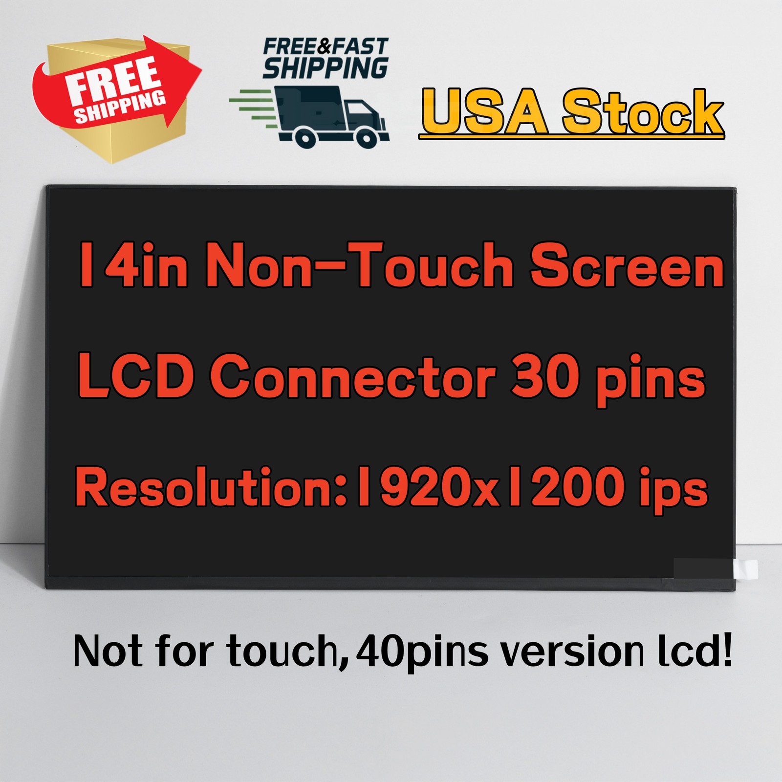 New for Lenovo ThinkPad T14 T14s Gen 2 Non-Touch Led Lcd Screen 14″ FHD 30 Pin
