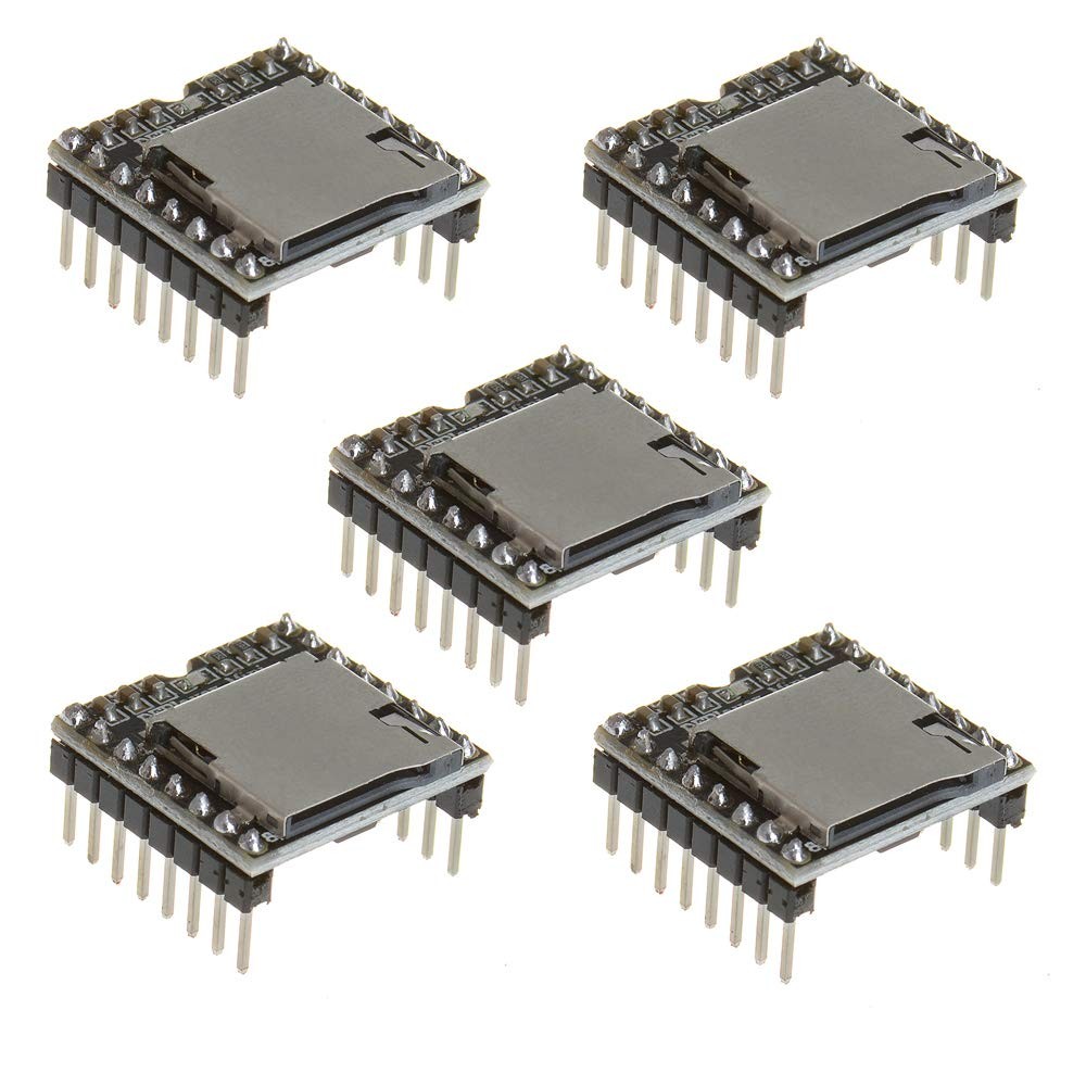5PCS YX5200 DFPlayer Mini MP3 Player Module TF Card U-Disk Arduino Board
