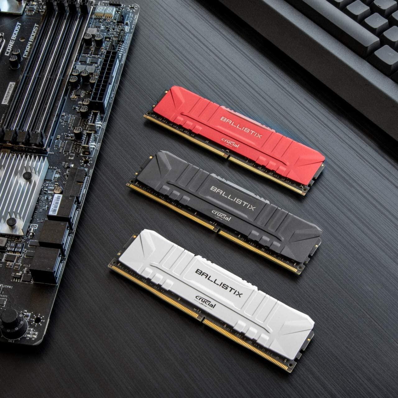 Crucial Ballistix 3600 DDR4 Kit 16GB DRAM Desktop Gaming Memory (BL2K8G36C16U4R)