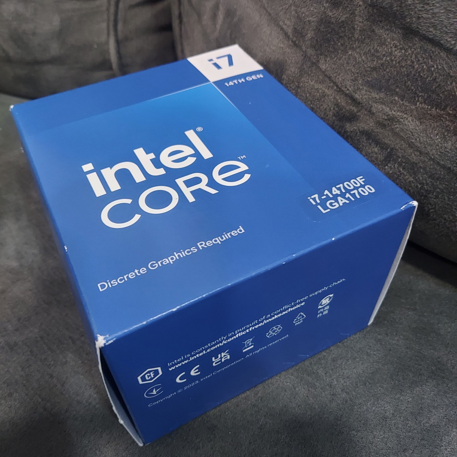 NEW SEALED Intel Core i7-14700F 14th Gen 20-Core 5.4GHz LGA1700 CPU