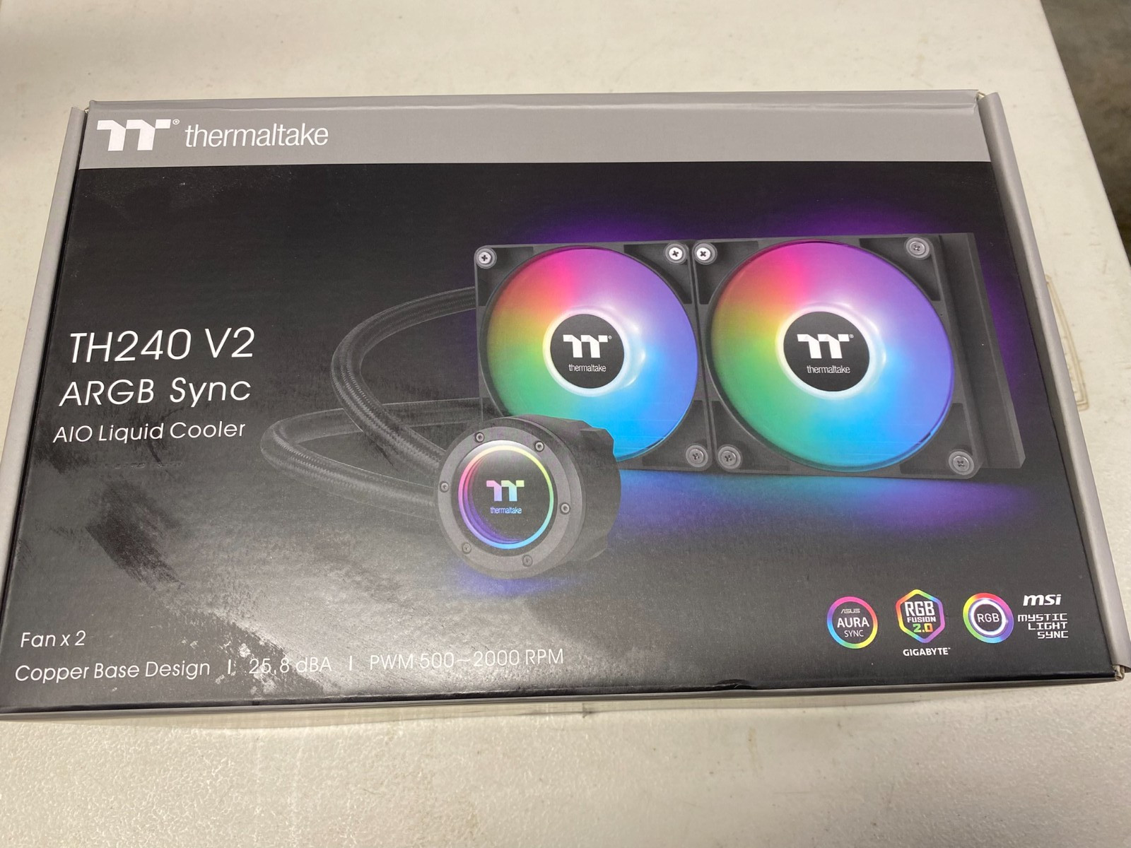 Thermaltake TH240 V2 Ultra ARGB Sync AlO Liquid Cooler CL-W383-PL12SW-A