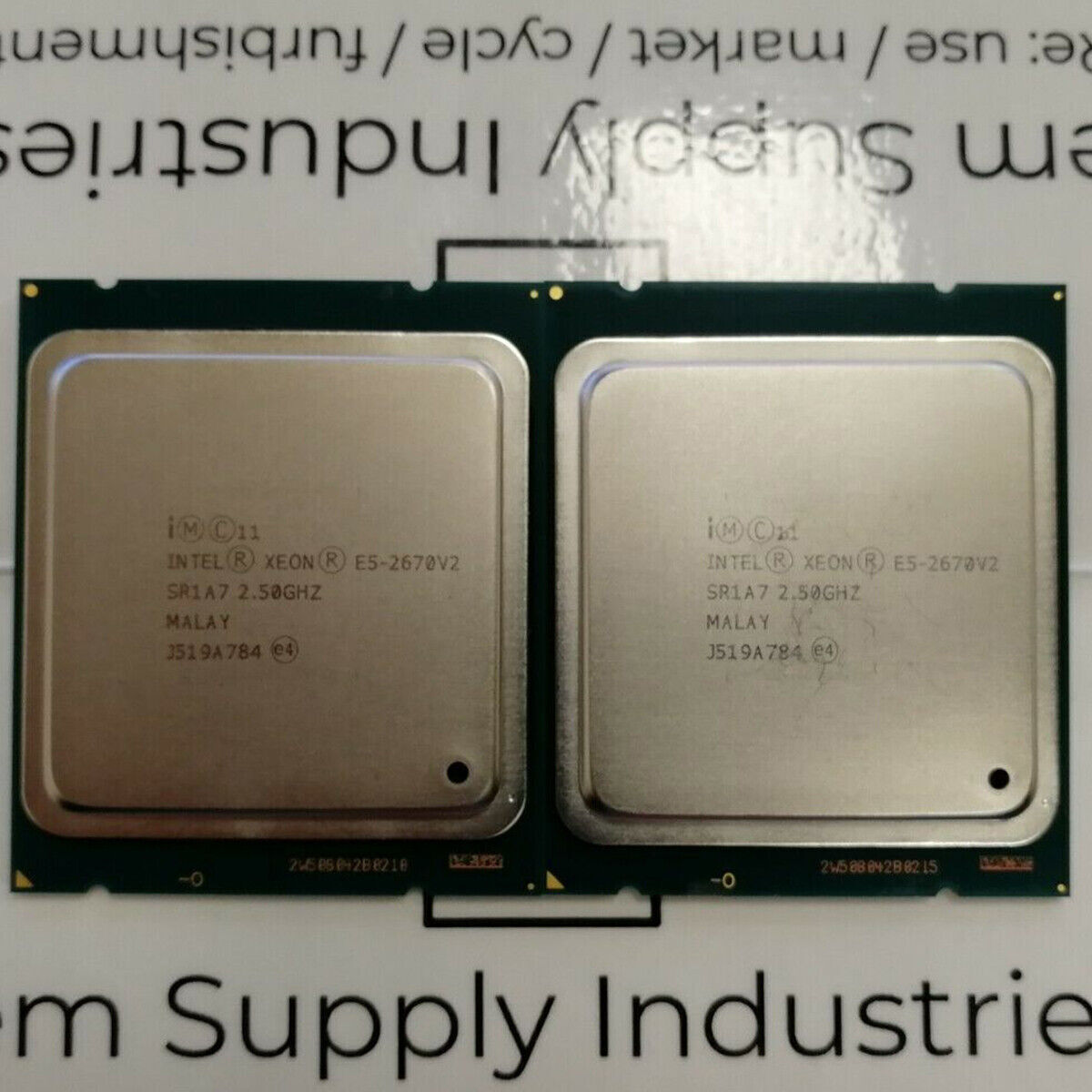 Matched Pair Intel Xeon E5-2697 V2 E5-2690 V2 E5-2680 V2 E5-2670 V2 LGA2011 CPU