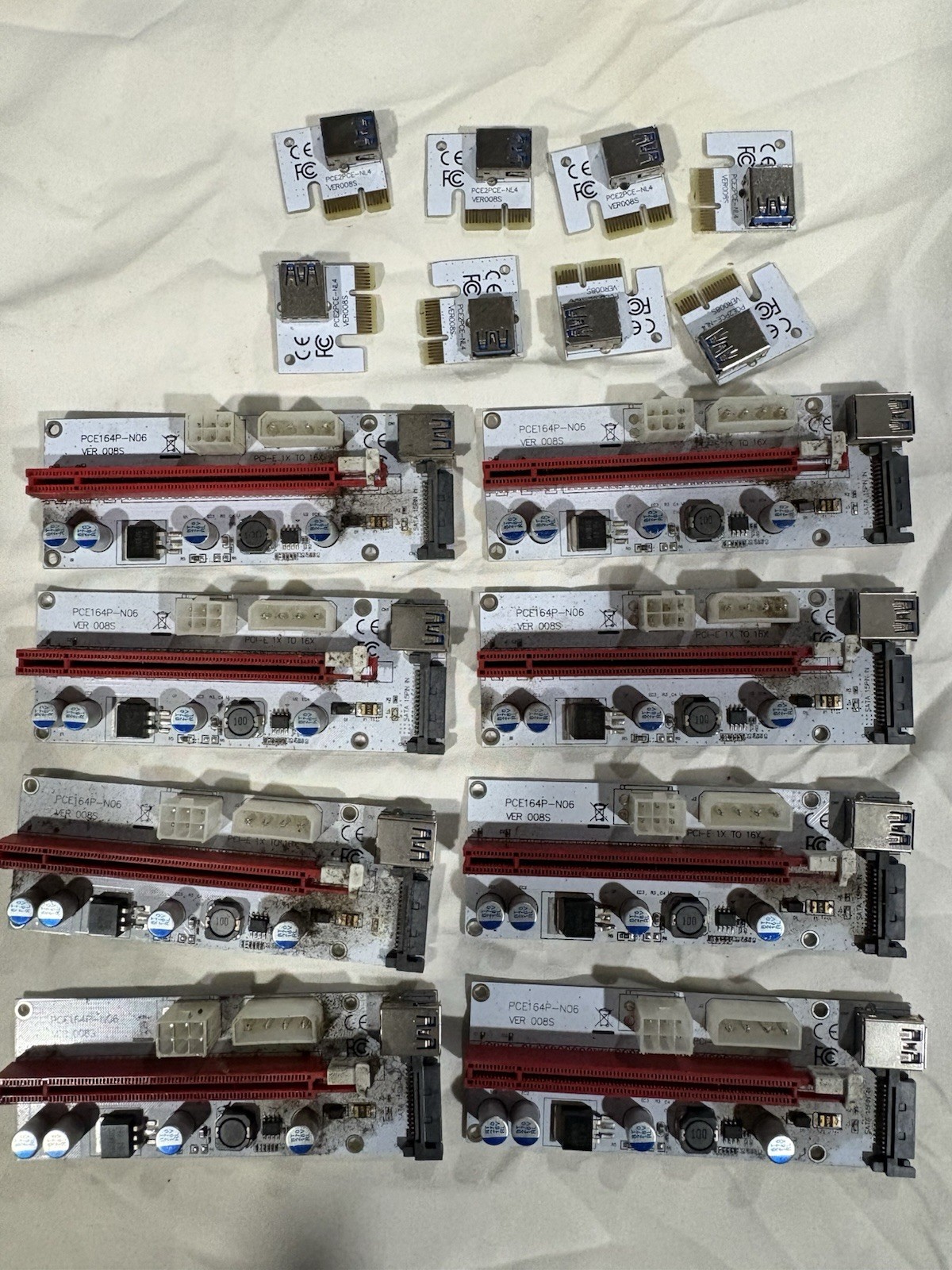 PCI Express Riser Card Lot PCE164P-N06 USB 3.0 PCIe x1/x16 Non-RAID