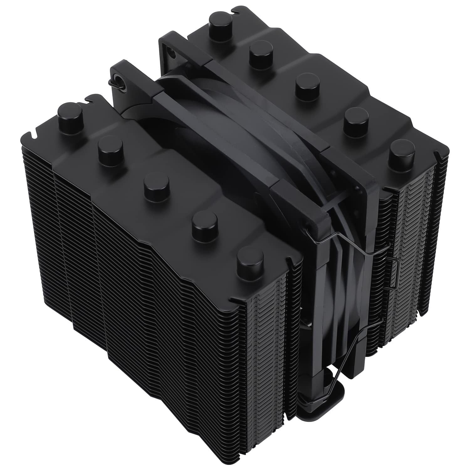 Silver Soul 110 Black CPU Cooler Dual Towers, 5 Heat Pipes, 110MM Hight, TL-B…
