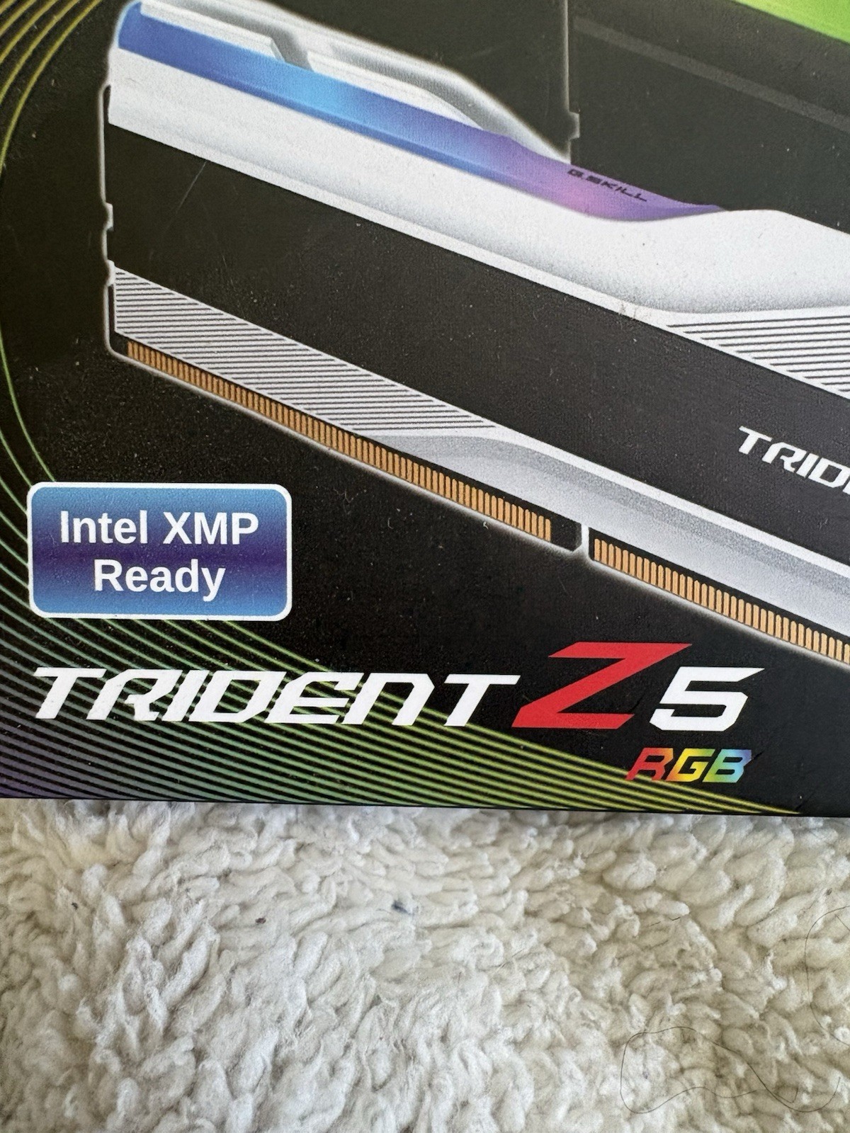 G.SKILL Trident Z5 RGB DDR5-6000 32GB (2x16GB) DIMM Intel XMP Ready