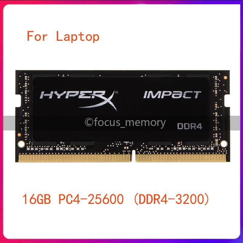 Fury Impact 16 GB DDR4-3200 SO-DIMM PC4-25600 260Pin Laptop Memory KF432S20IB/16
