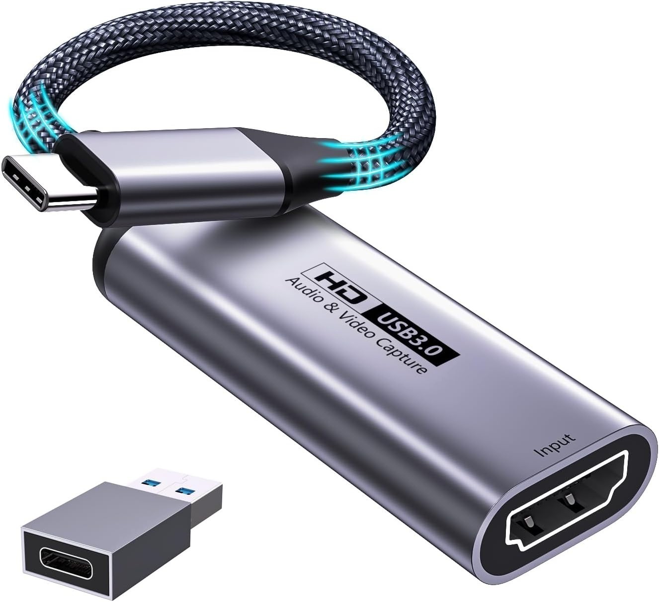 Ultra-Low Latency HDMI to USB C Capture Card for Seamless Gaming & Teaching