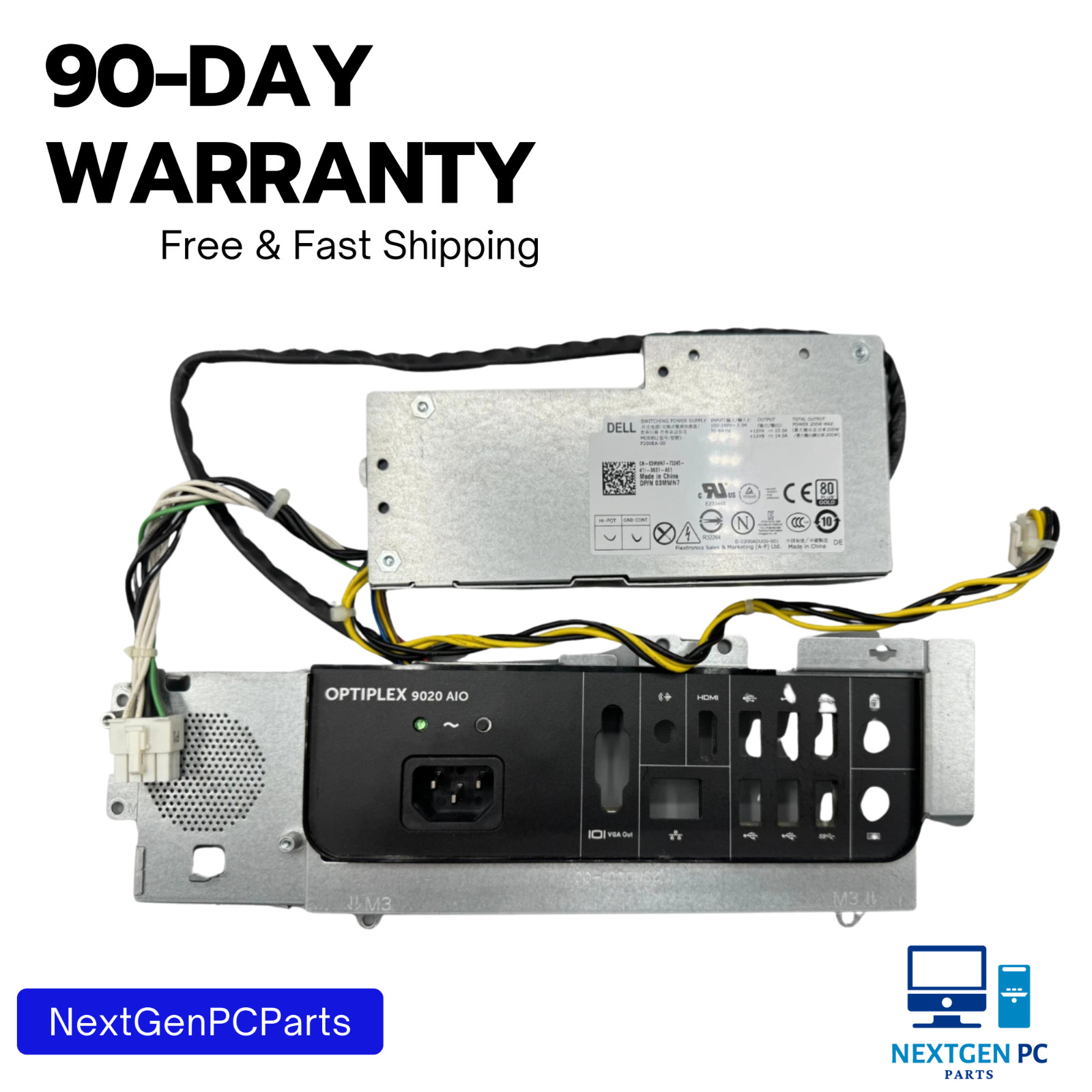 Dell OptiPlex 9020 F200EA-00 Desktop Power Supply 200W 0RYK84
