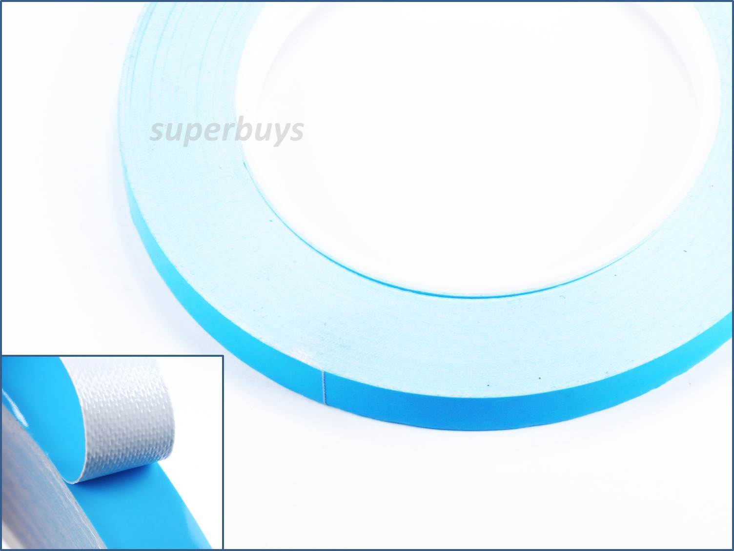 White 10mm x 25m Double Sided Thermal Transfer Adhesive Tape Heat Sink Repair