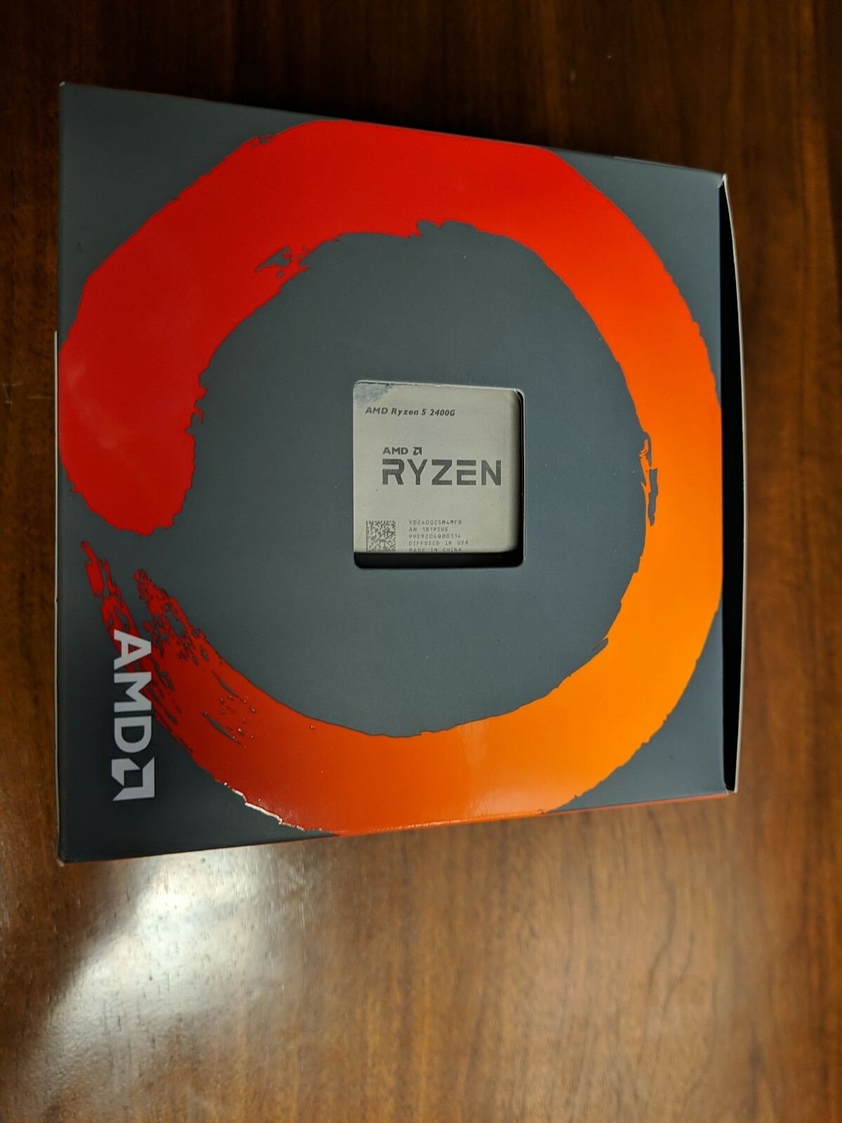 AMD Ryzen 5 Pro 2400G 3.6Ghz Socket AM4 CPU includes stock fan
