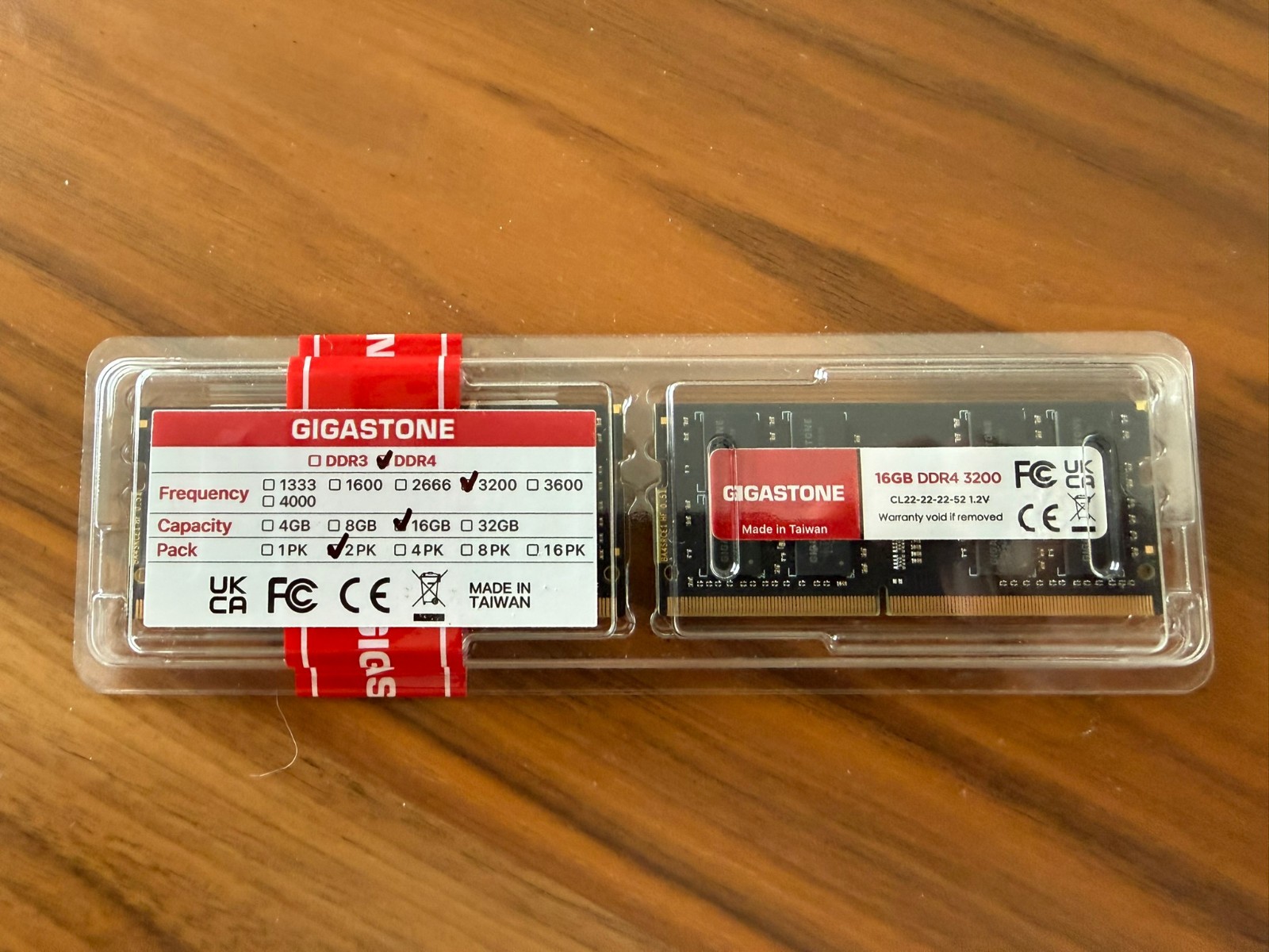 [DDR4 RAM] GIGASTONE 32GB Kit (2x16GB) DDR4 3200MHz (2933MHz or 2666MHz) SODIMM