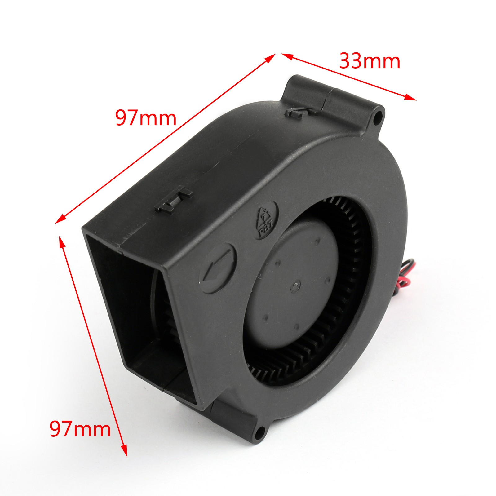 10* DC Brushless Cooling PC Computer Fan 12V 9733s 97x97x33mm 0.5A 2 Pin Wire#