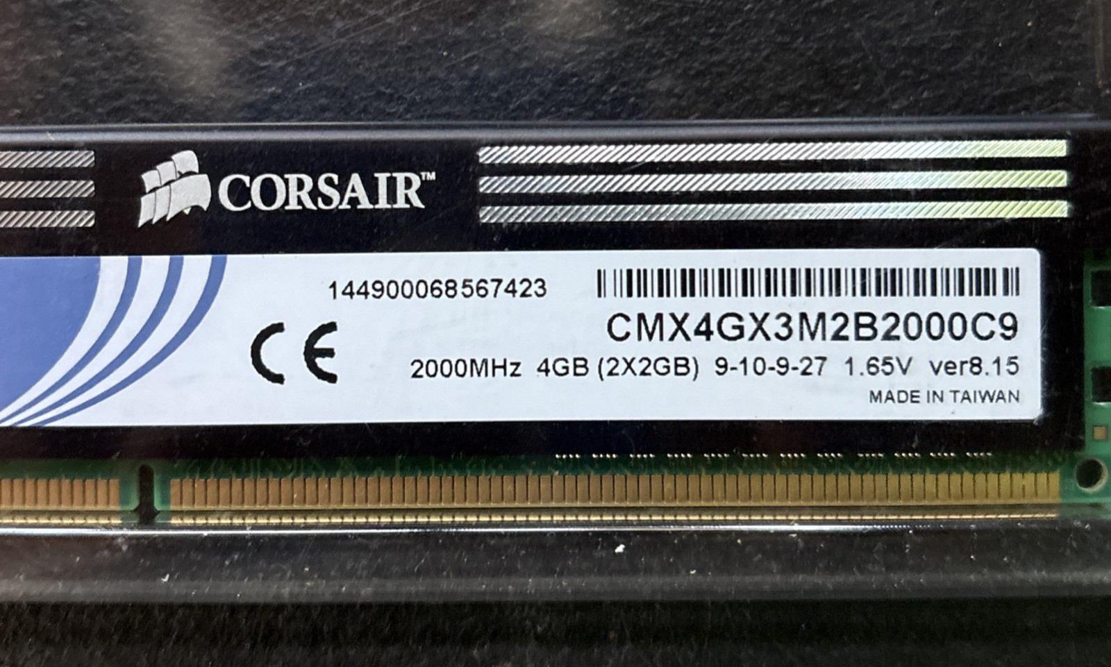 Corsair XMS3 8GB (2x4GB) PC3-12800 DDR3 Computer Memory RAM, CMX8GX3M2B1600C9