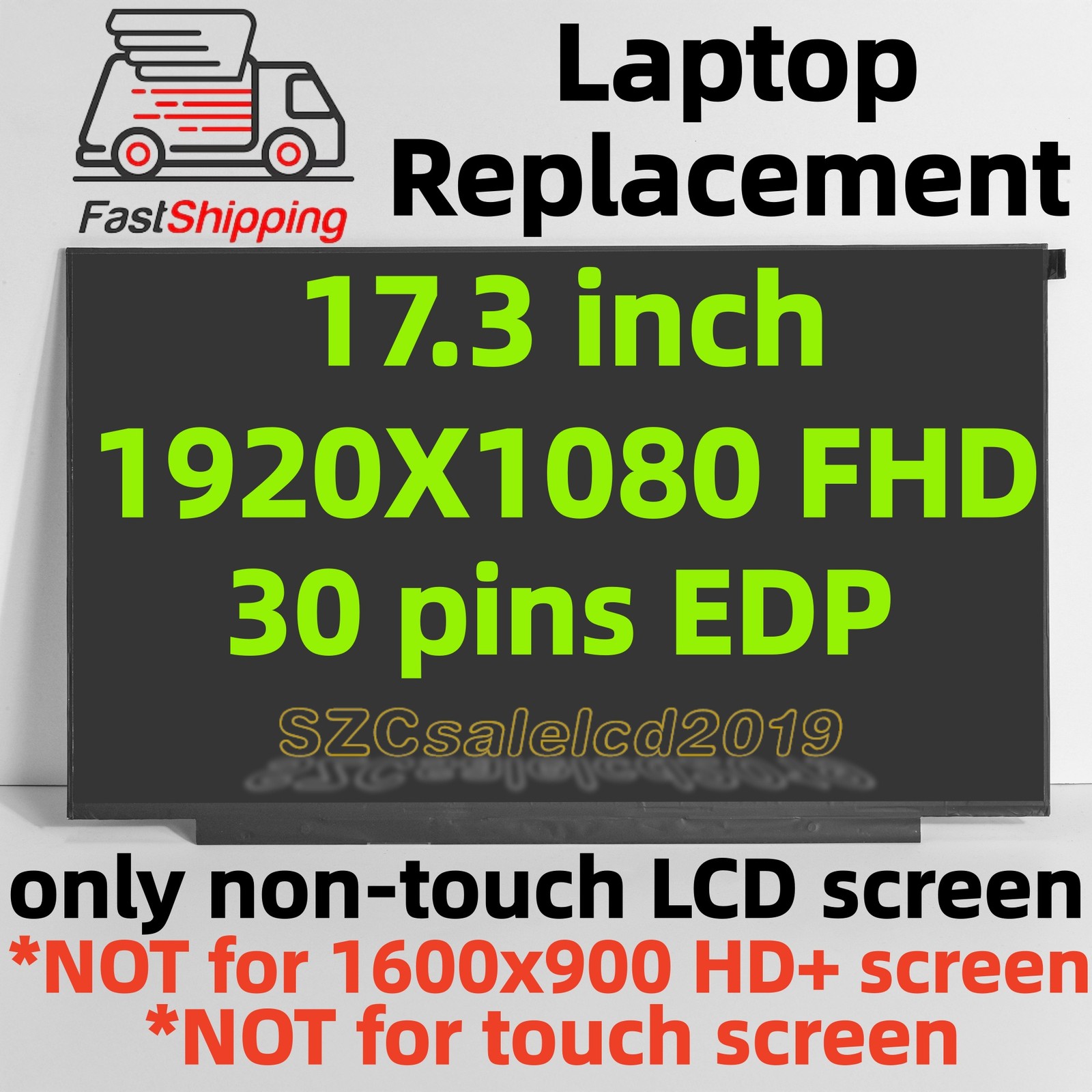 LCD Screen For ASUS VivoBook 17X K1703 K1703Z K1703ZA 60hz 30pin * FAST FHD