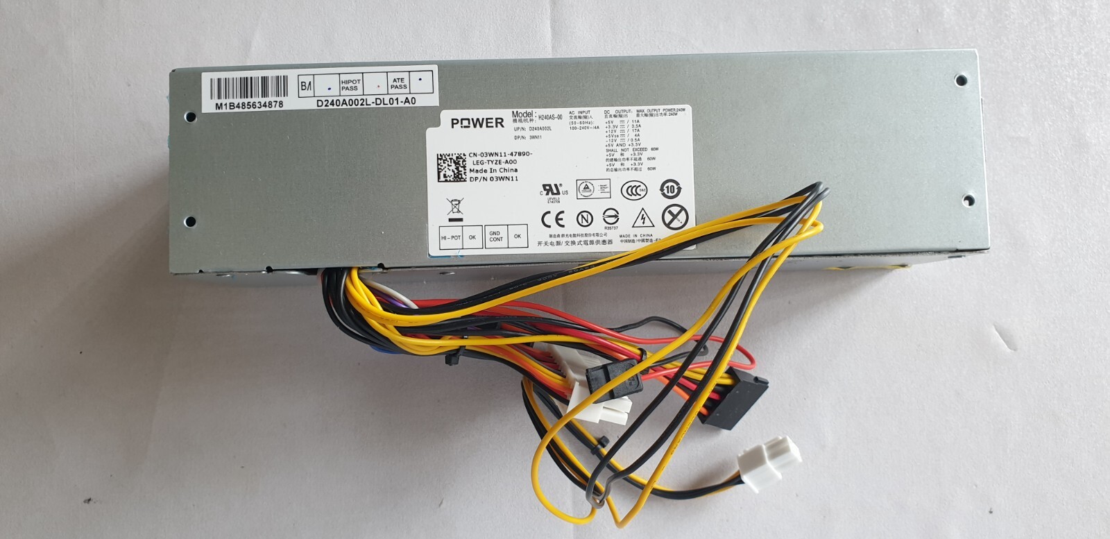 POINWER H240AS-00 240W Power Supply for Dell OptiPlex SFF System Desktop PC