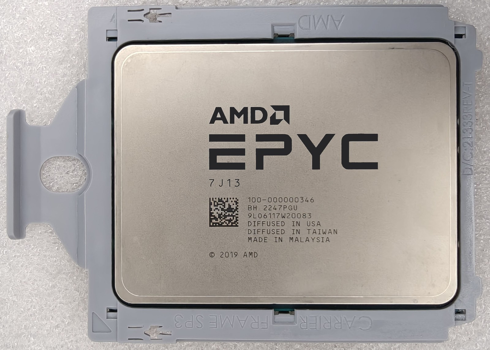 Dell Locked AMD EPYC 7J13 CPU Processor 64 Core 2.45Ghz Replace Version of 7763