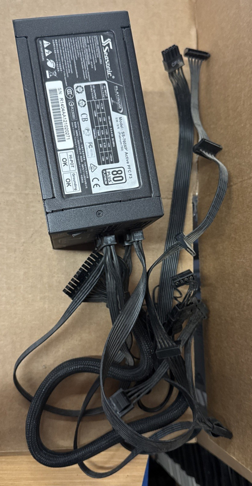 Seasonic SS-760XP Computer Power Supply