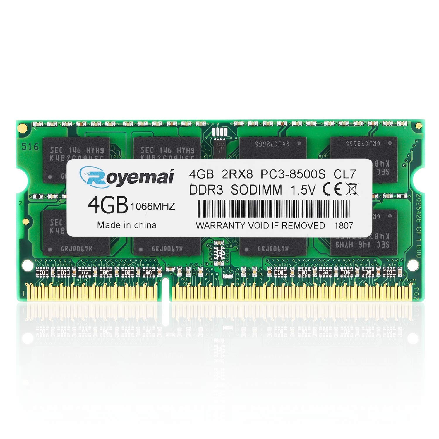 PC3-8500S DDR3 1066 8GB Kit (2x4GB) 1067MHz 1066MHz Sodimm RAM Compatible with L