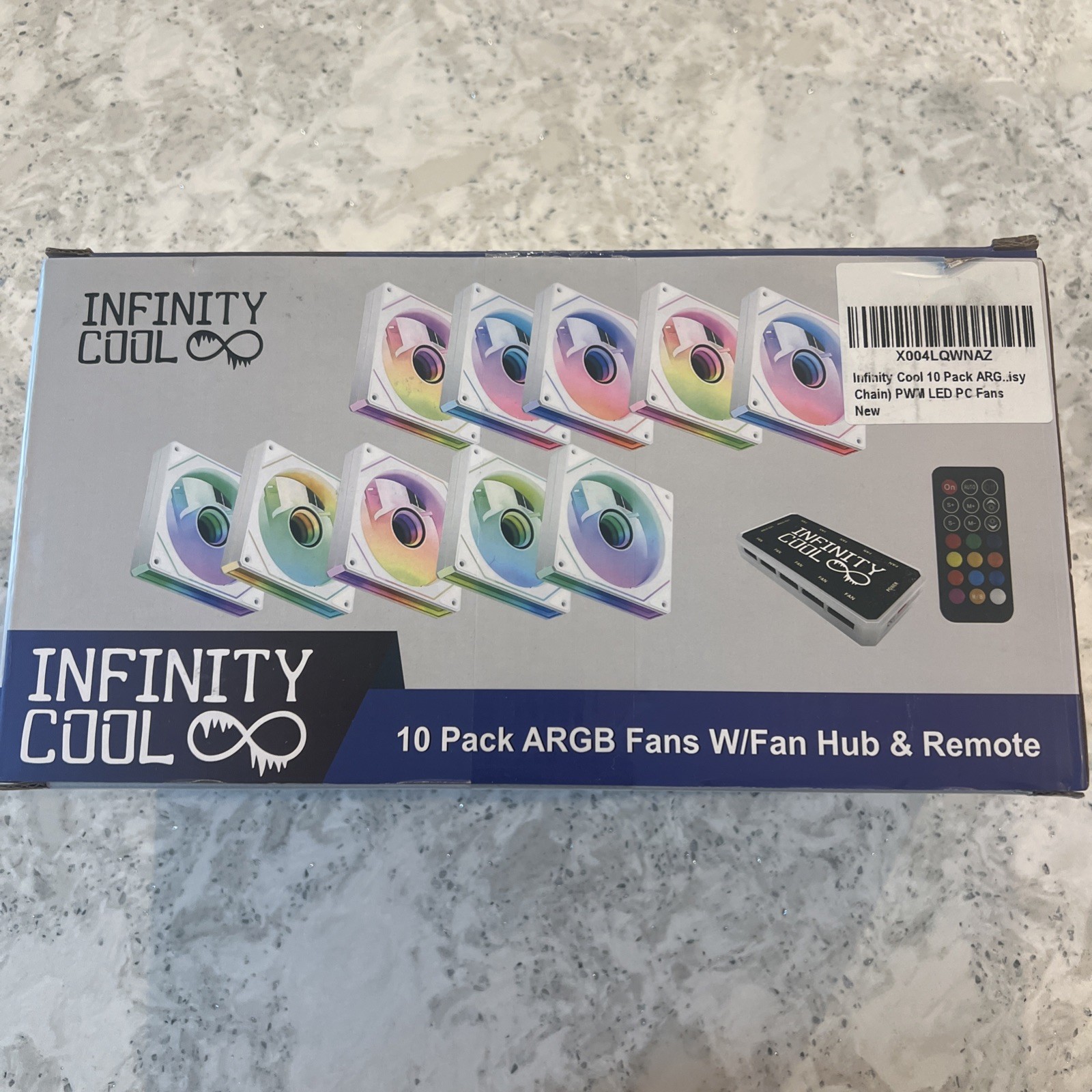 Infinity Cool 10-Pack ARGB Fans w/ Hub and Remote