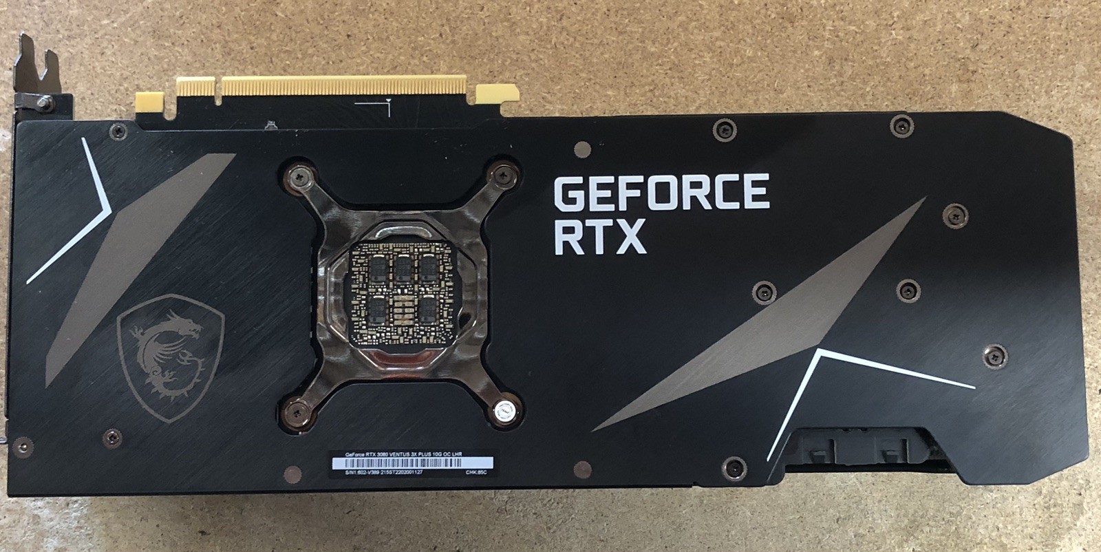 MSI GeForce RTX 3080 VENTUS 3X OC LHR 10GB GDDR6X Graphics Card 602-V389-213