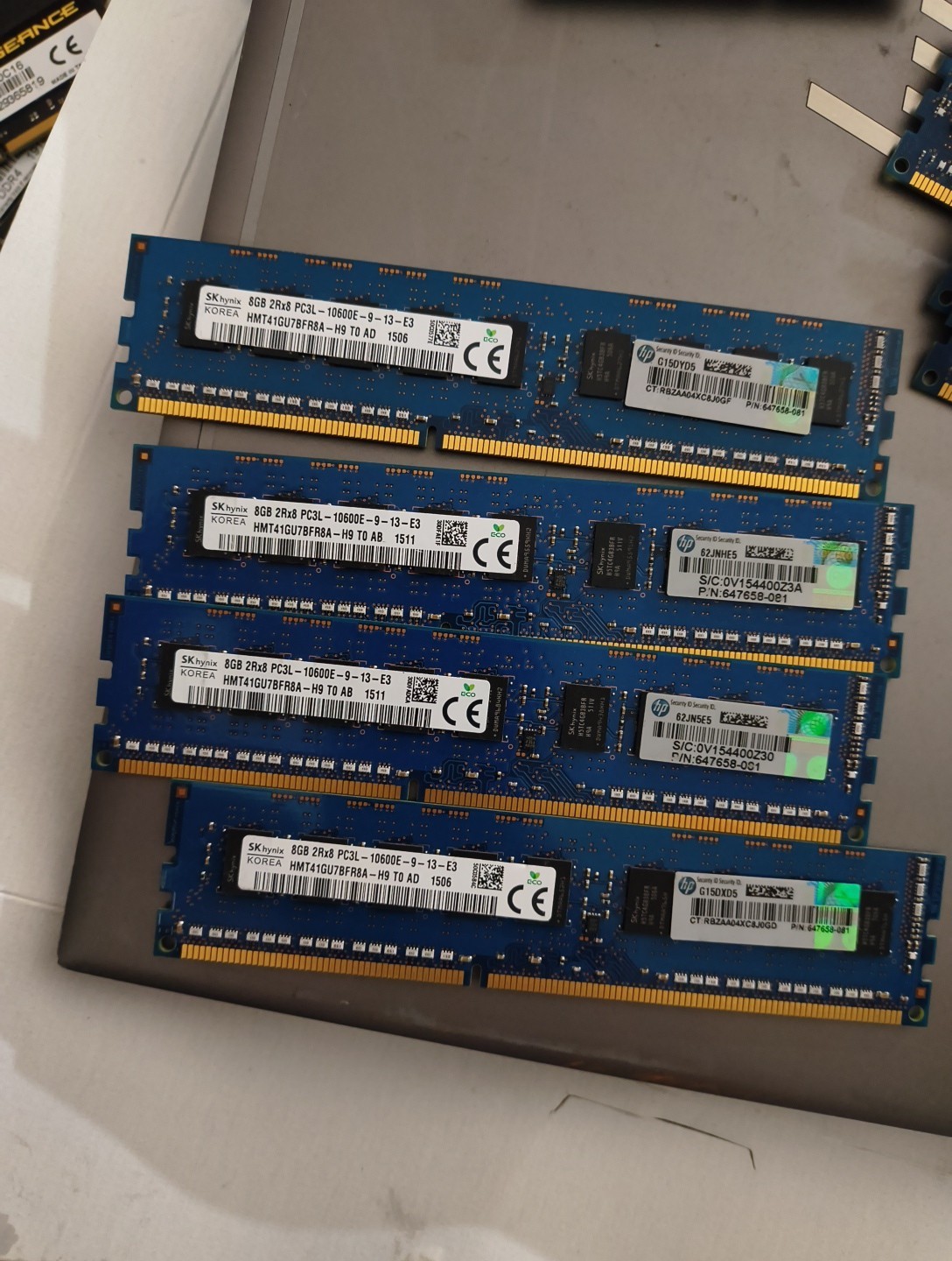 Hynix 8GB DDR3-1600 PC3L-10600E PC Memory RAM